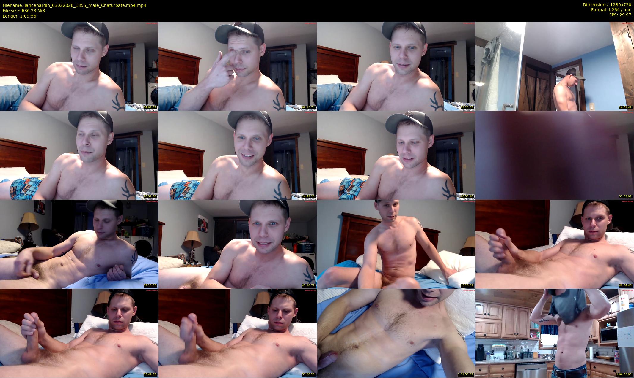 lancehardin — 70 minute Chaturbate male cam show recording, 720p, Feb 3, 2026