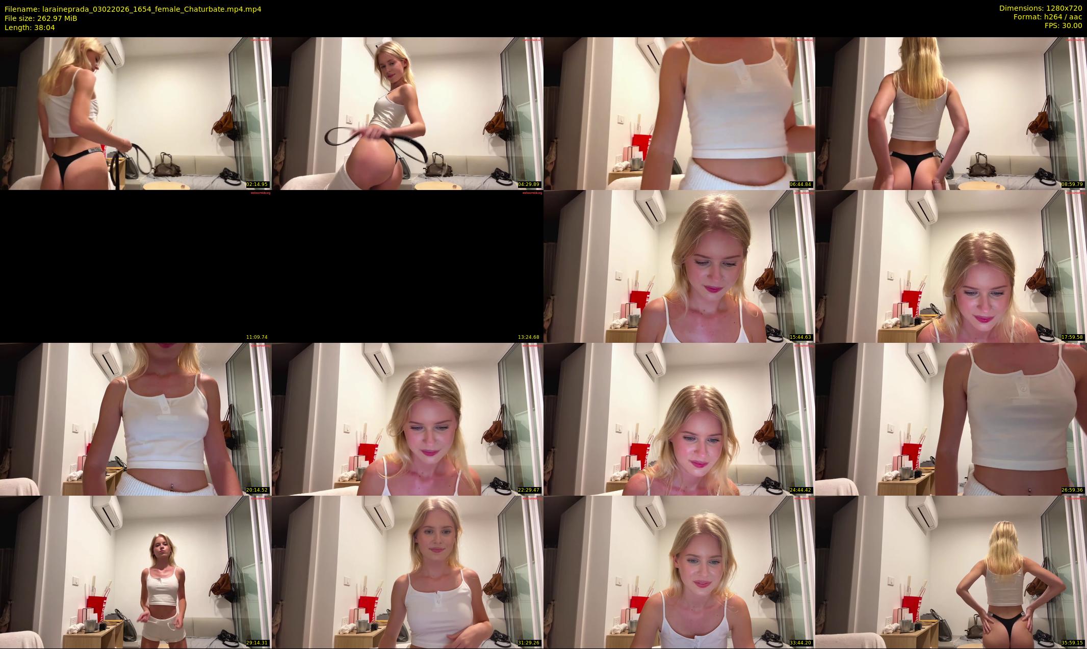 laraineprada — 39 minute Chaturbate female cam show recording, 720p, Feb 3, 2026