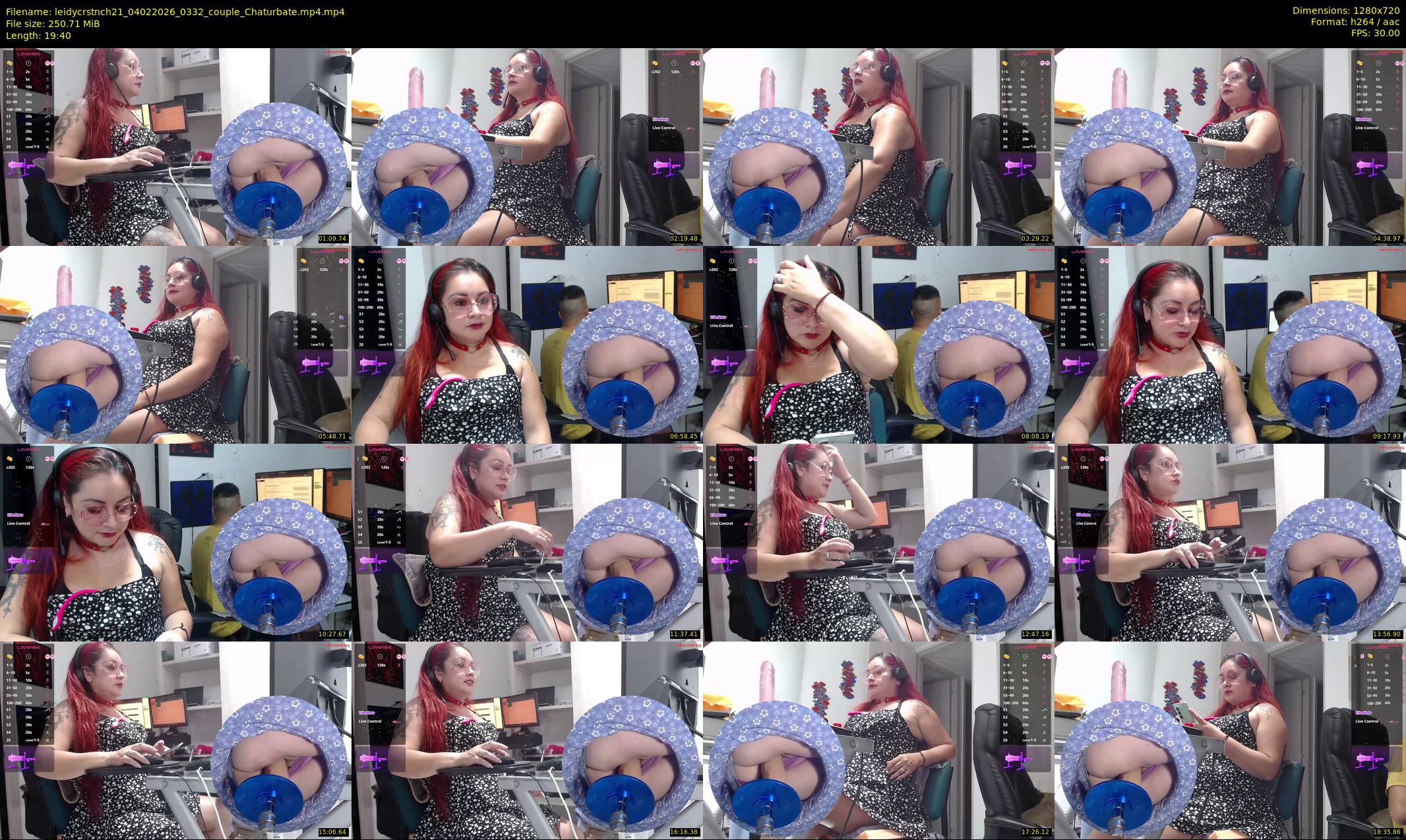 leidycrstnch21 — 20 minute Chaturbate female cam show recording, 720p, Feb 4, 2026
