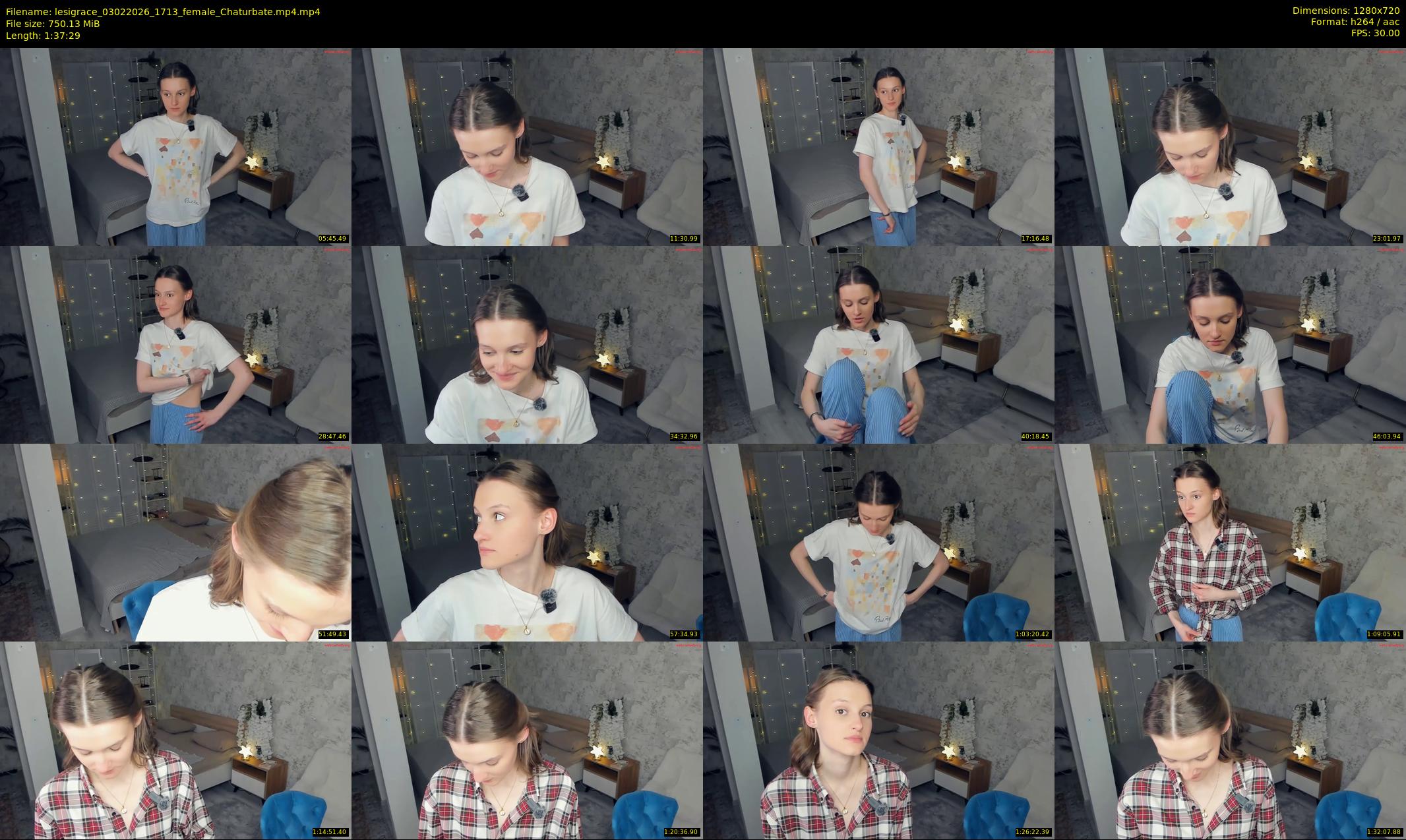 lesigrace — 98 minute Chaturbate female cam show recording, 720p, Feb 3, 2026
