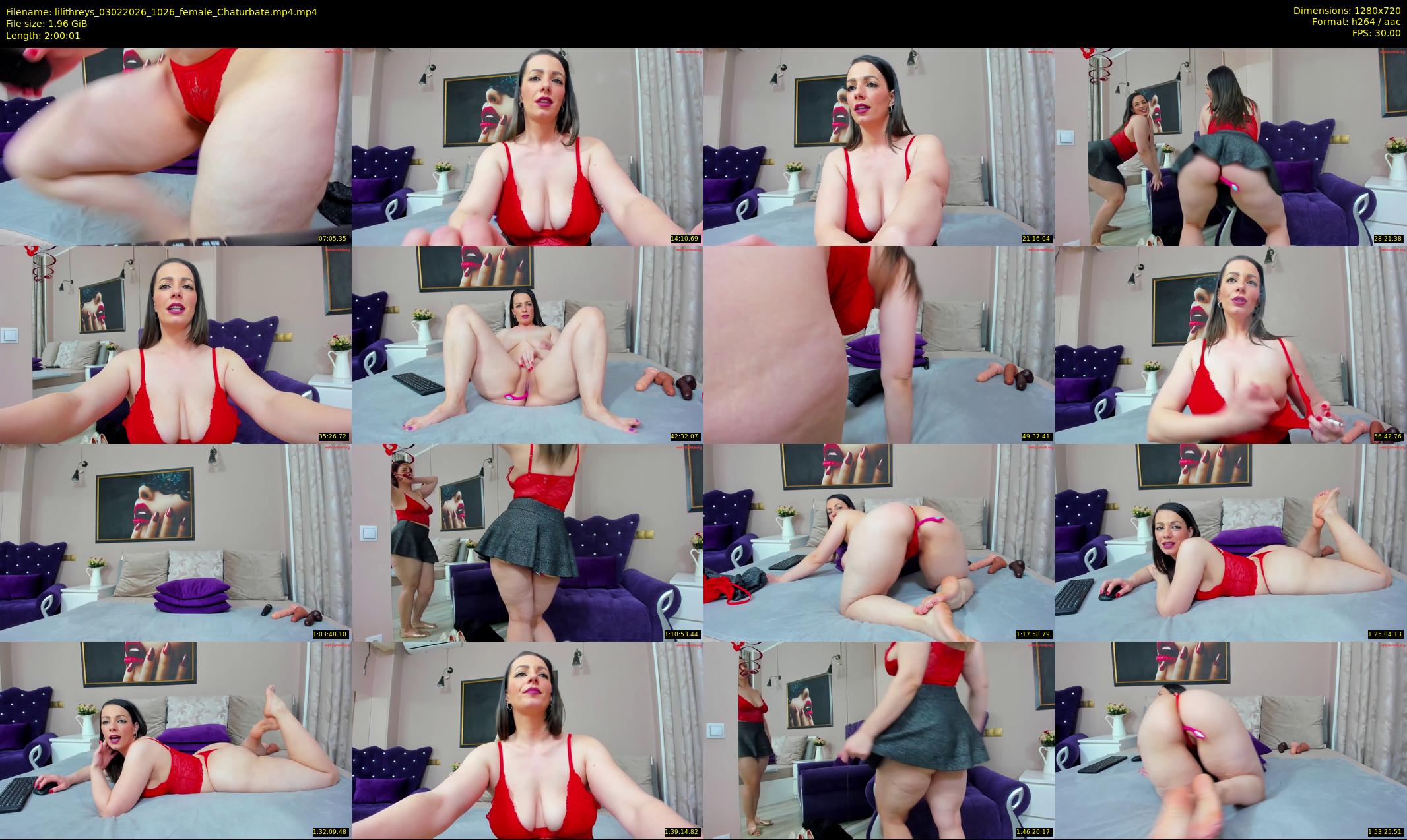 lilithreys — 121 minute Chaturbate female cam show recording, 720p, Feb 3, 2026