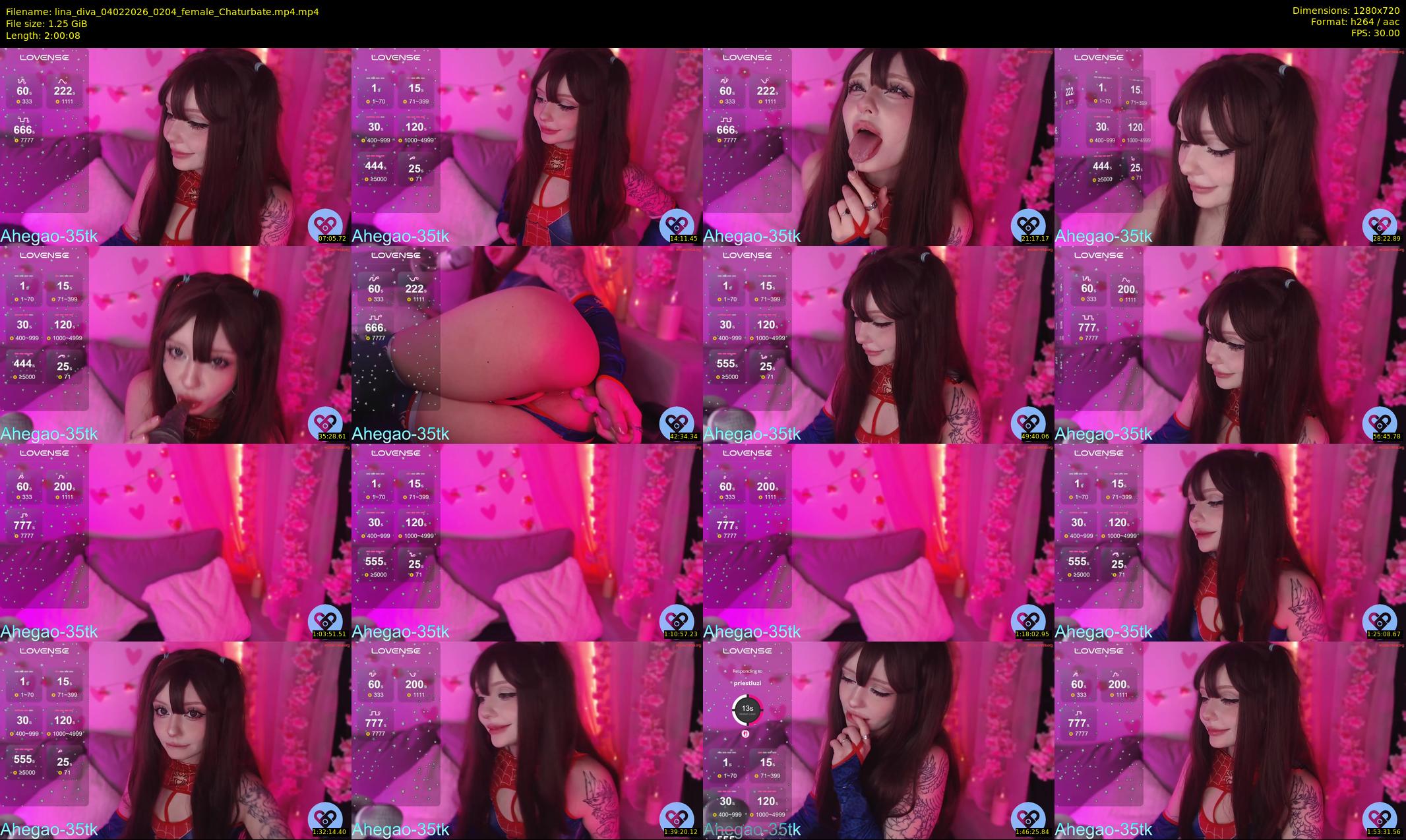 lina_diva — 121 minute Chaturbate female cam show recording, 720p, Feb 4, 2026