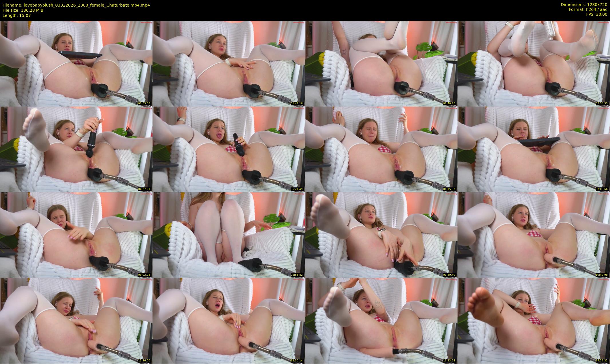 lovebabyblush — 16 minute Chaturbate female cam show recording, 720p, Feb 3, 2026