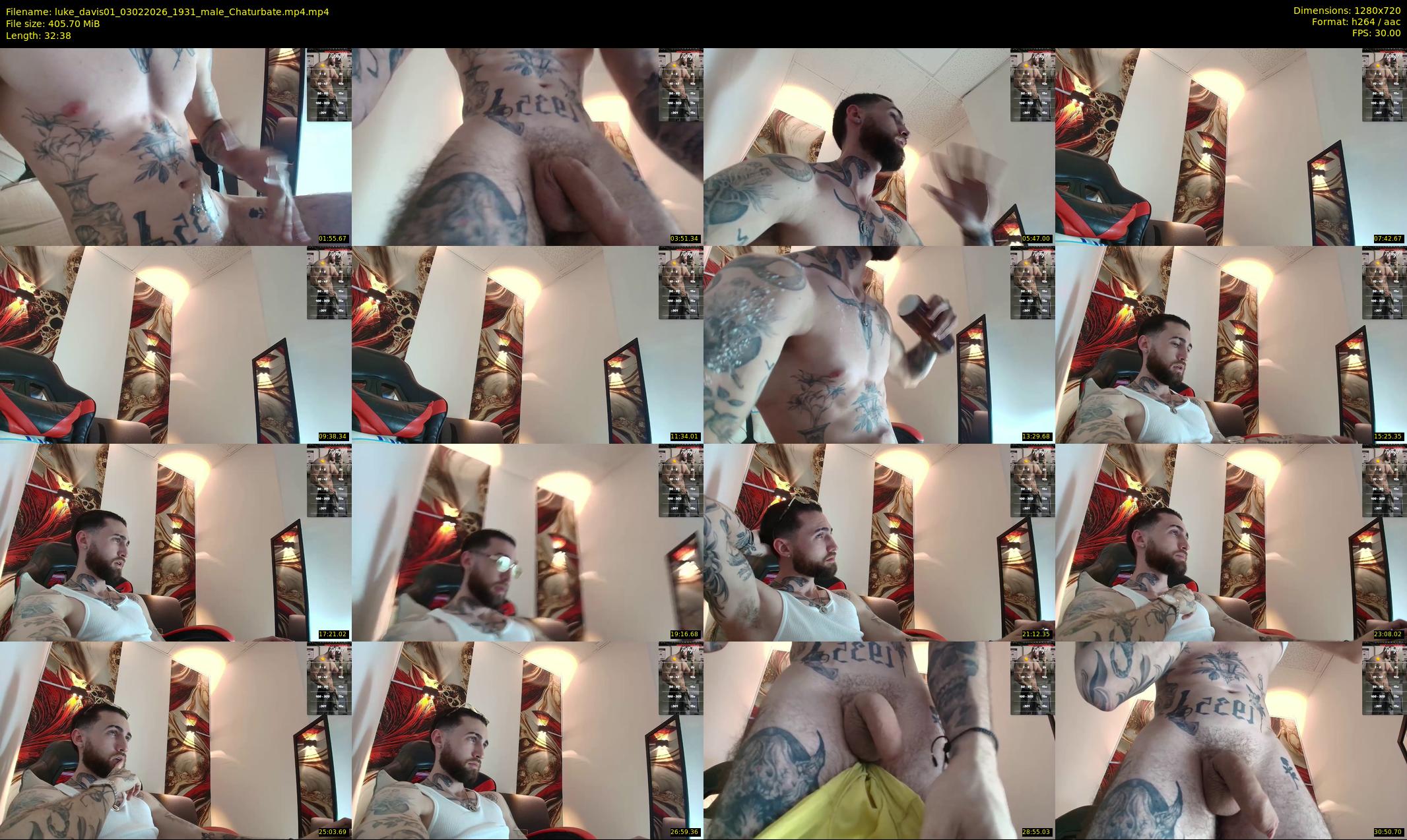 luke_davis01 — 33 minute Chaturbate male cam show recording, 720p, Feb 3, 2026