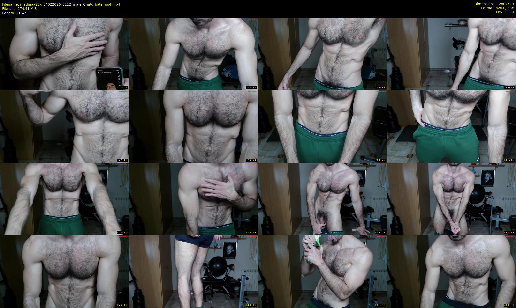 madmax20x — 22 minute Chaturbate male cam show recording, 720p, Feb 4, 2026