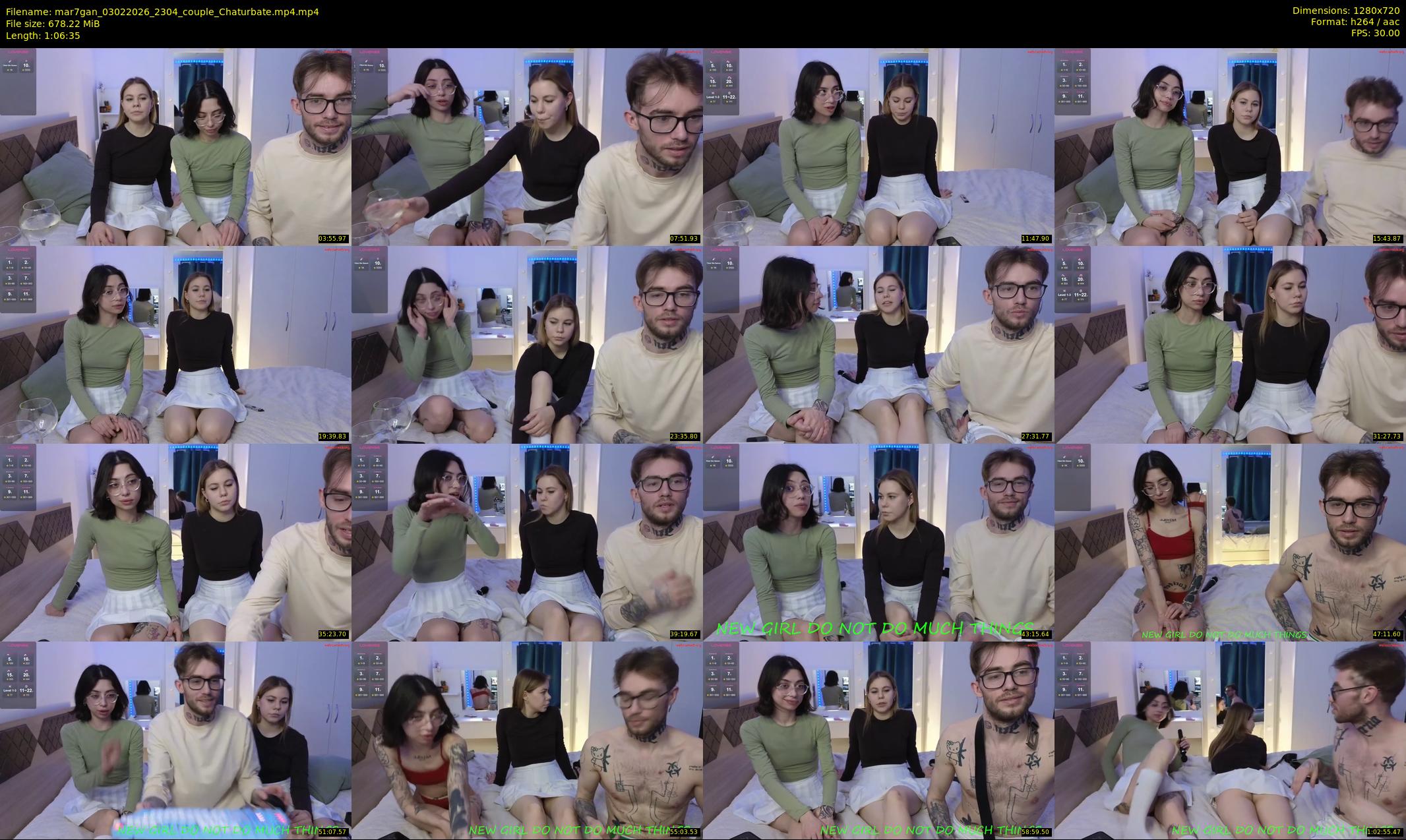mar7gan — 67 minute Chaturbate couple cam show recording, 720p, Feb 3, 2026