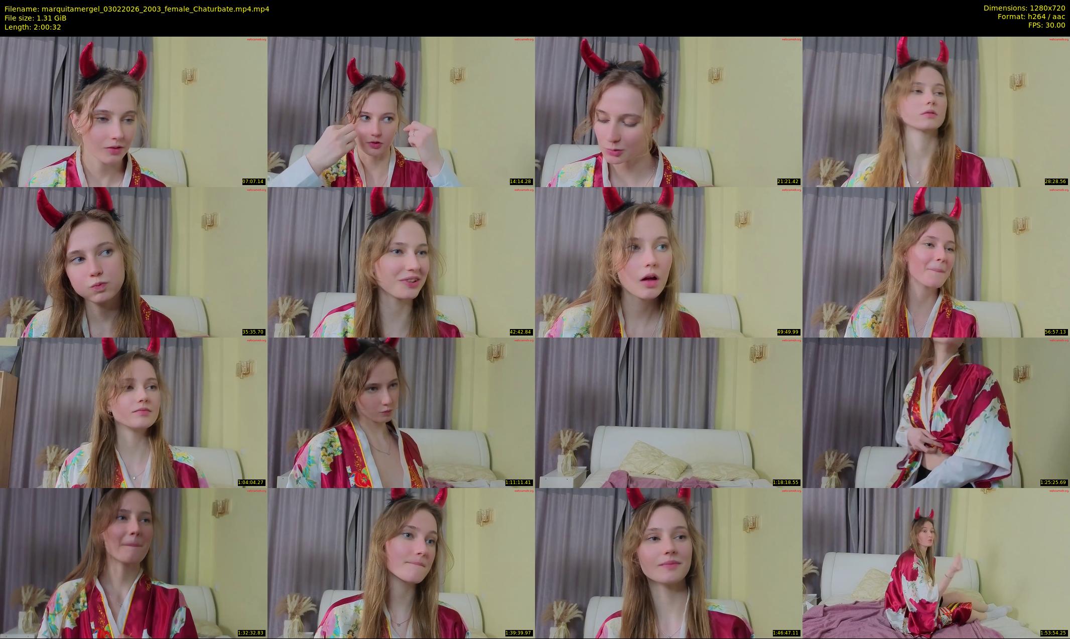 marquitamergel — 121 minute Chaturbate couple cam show recording, 720p, Feb 3, 2026