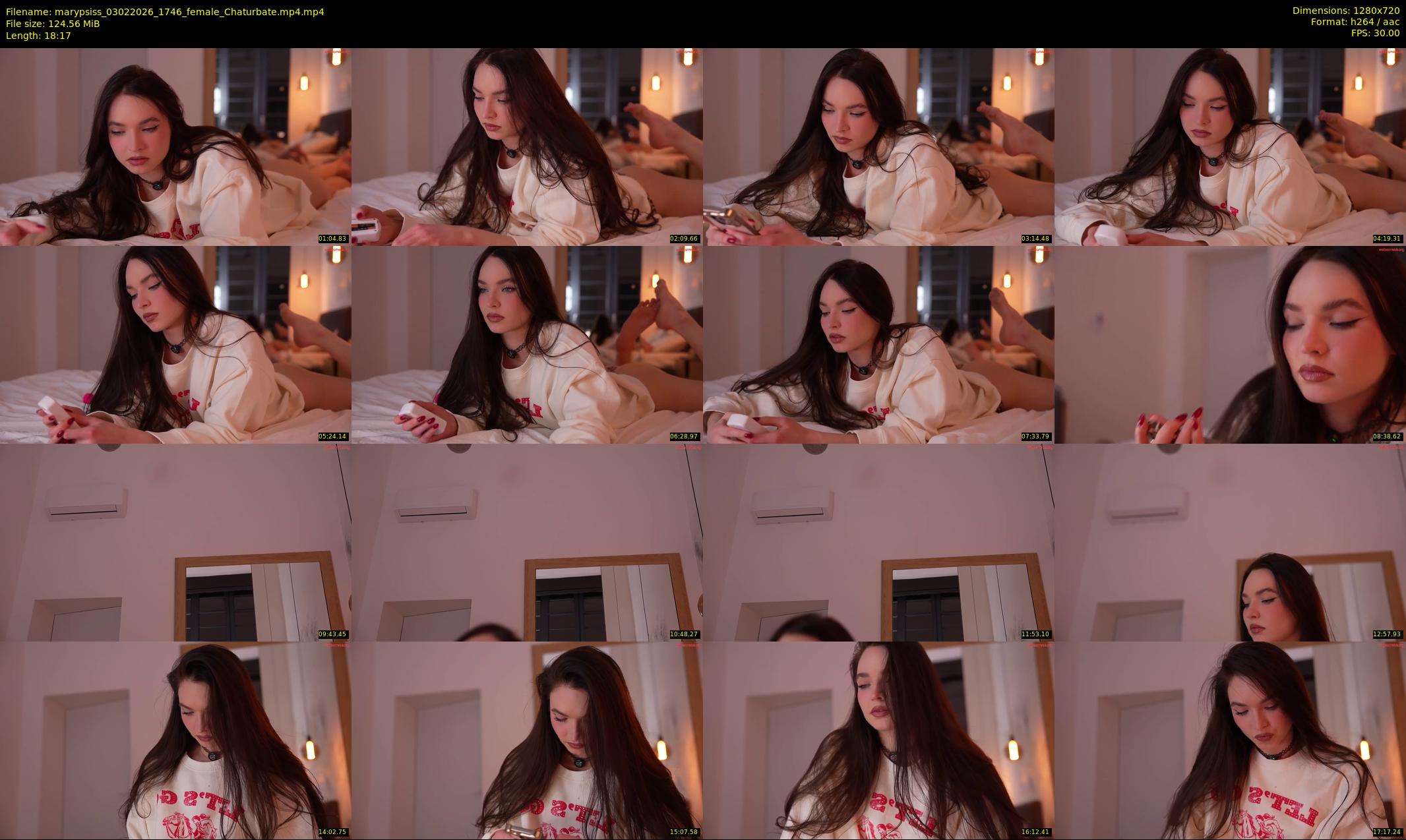 marypsiss — 19 minute Chaturbate female cam show recording, 720p, Feb 3, 2026