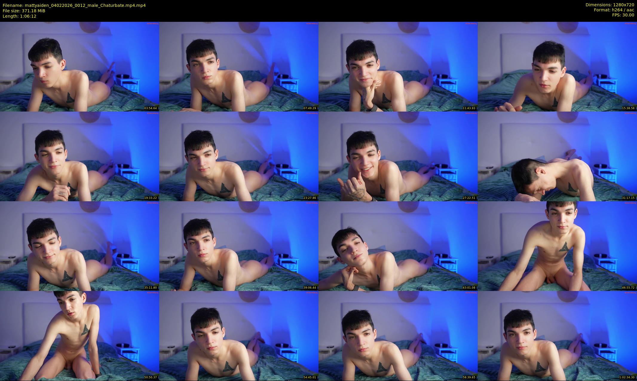 mattyaiden — 67 minute Chaturbate male cam show recording, 720p, Feb 4, 2026