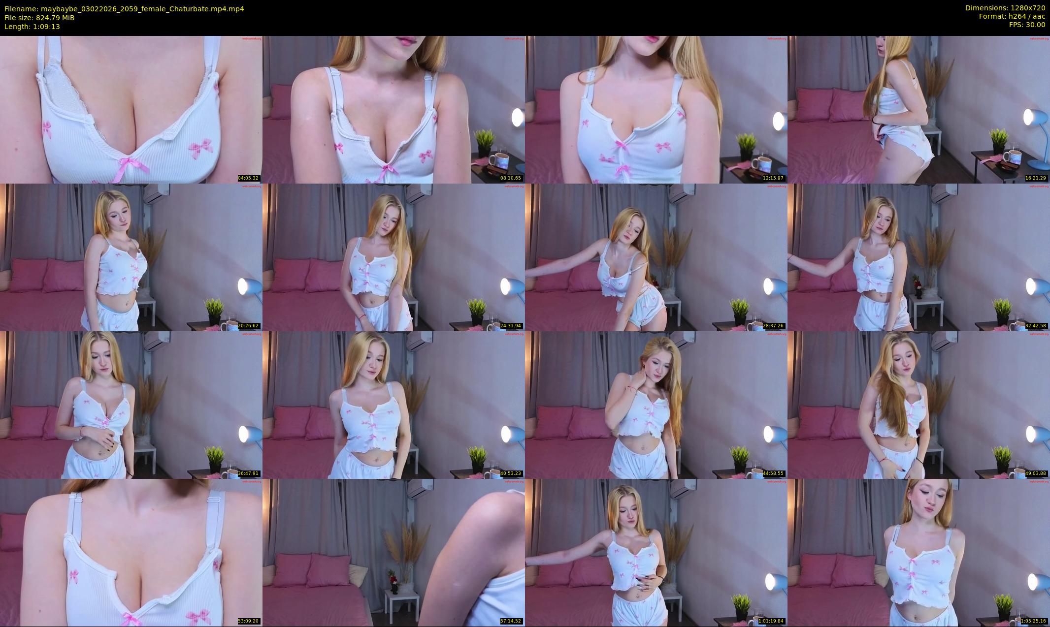maybaybe — 70 minute Chaturbate female cam show recording, 720p, Feb 3, 2026