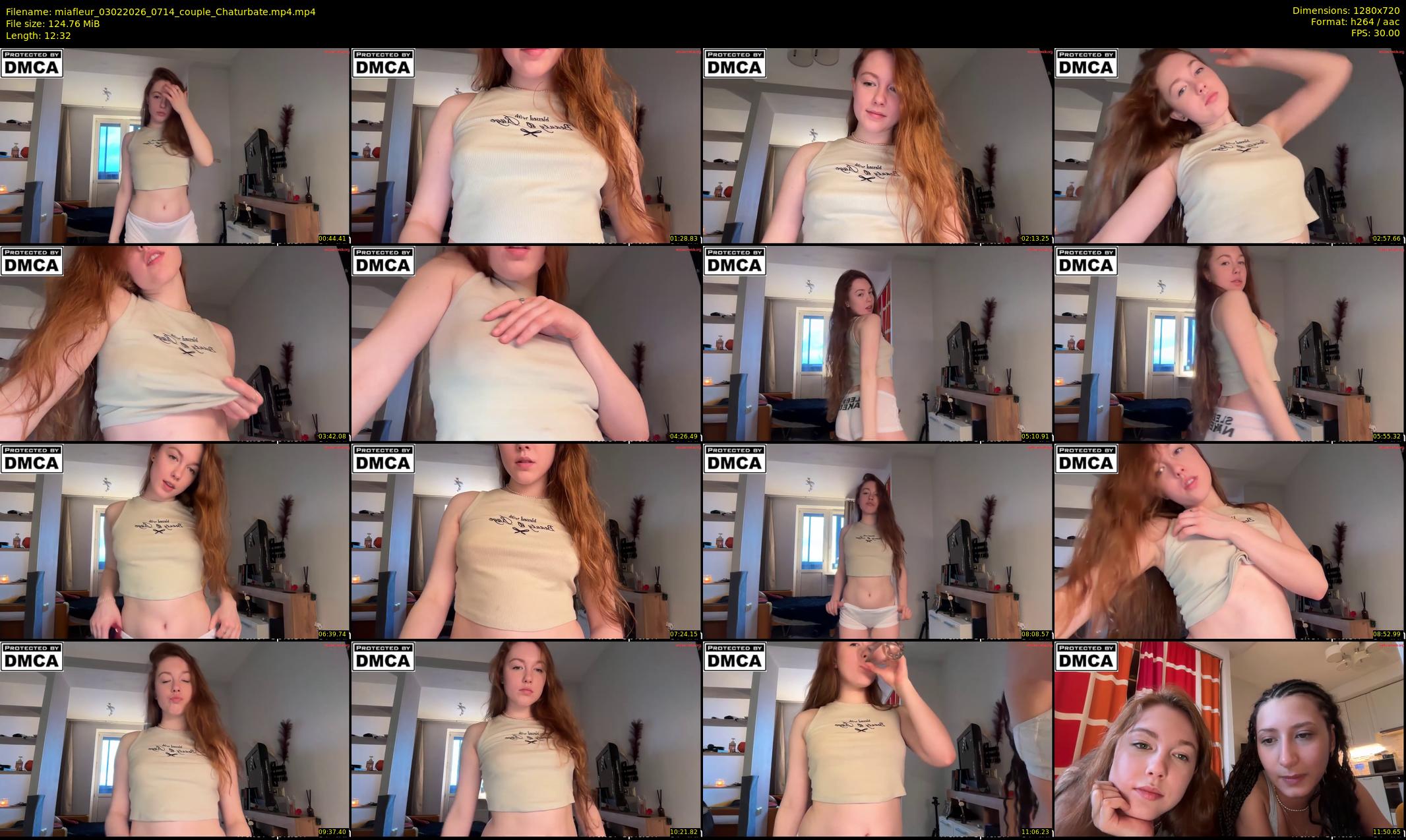 miafleur — 13 minute Chaturbate female cam show recording, 720p, Feb 3, 2026