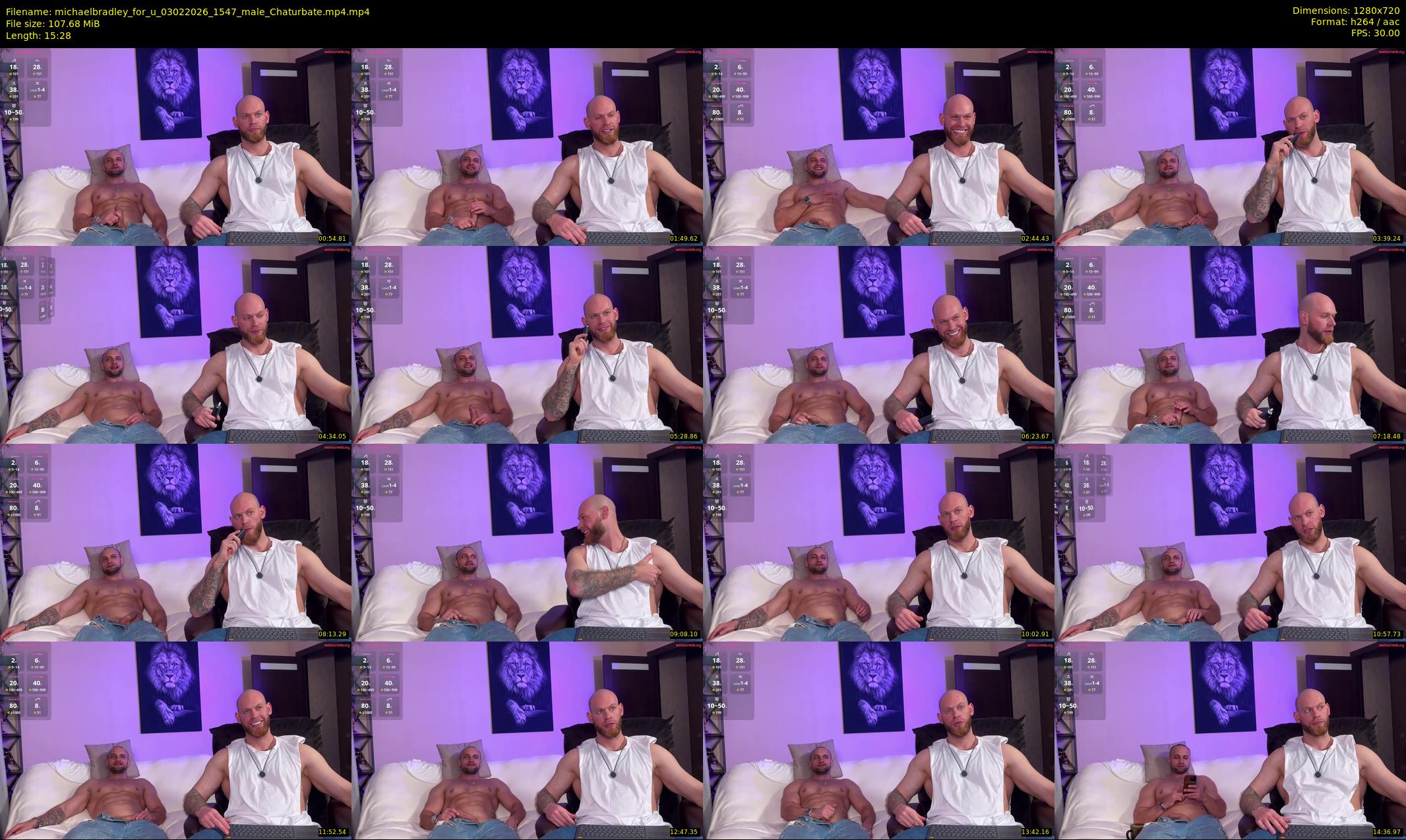 michaelbradley_for_u — 16 minute Chaturbate male cam show recording, 720p, Feb 3, 2026