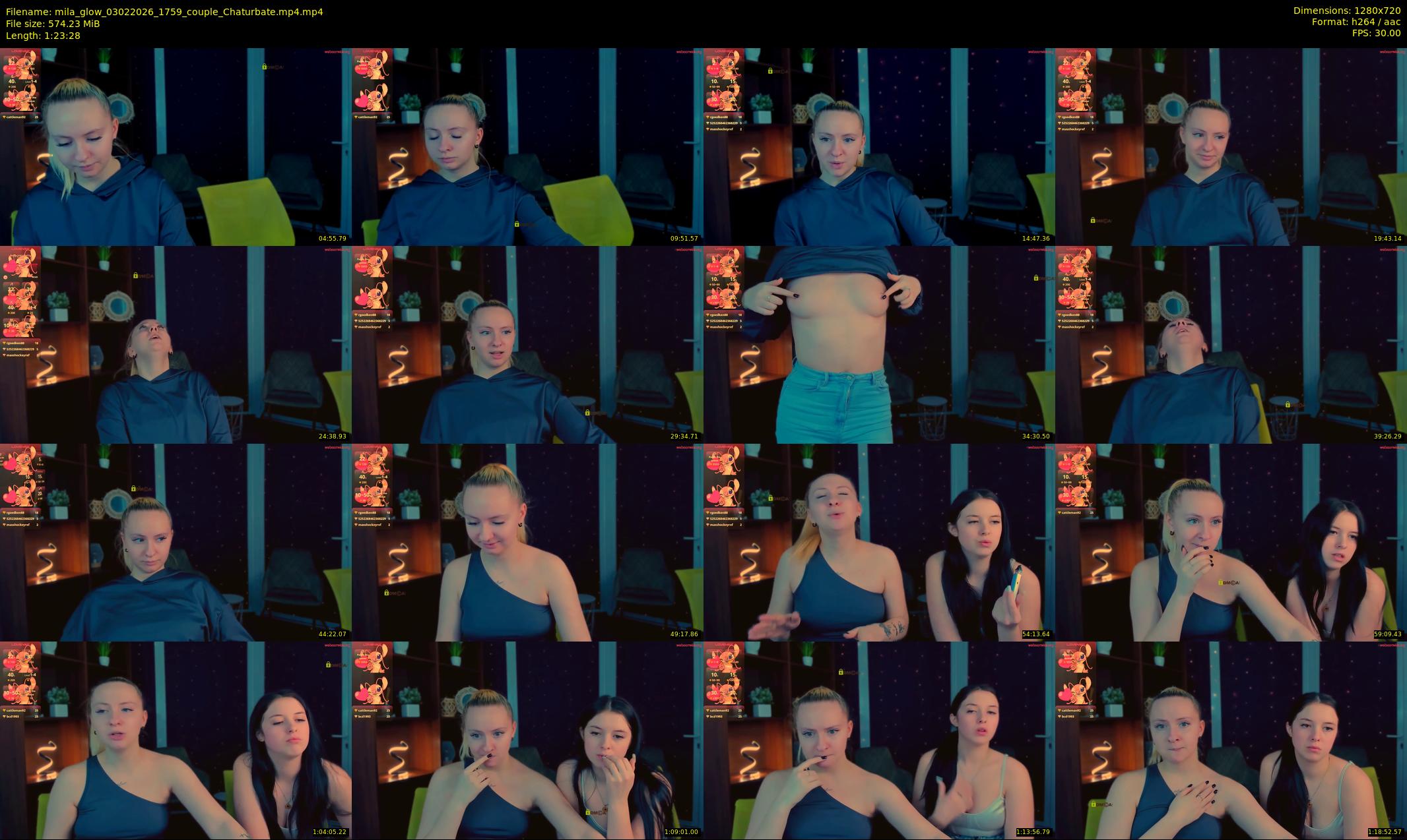 mila_glow — 84 minute Chaturbate female cam show recording, 720p, Feb 3, 2026