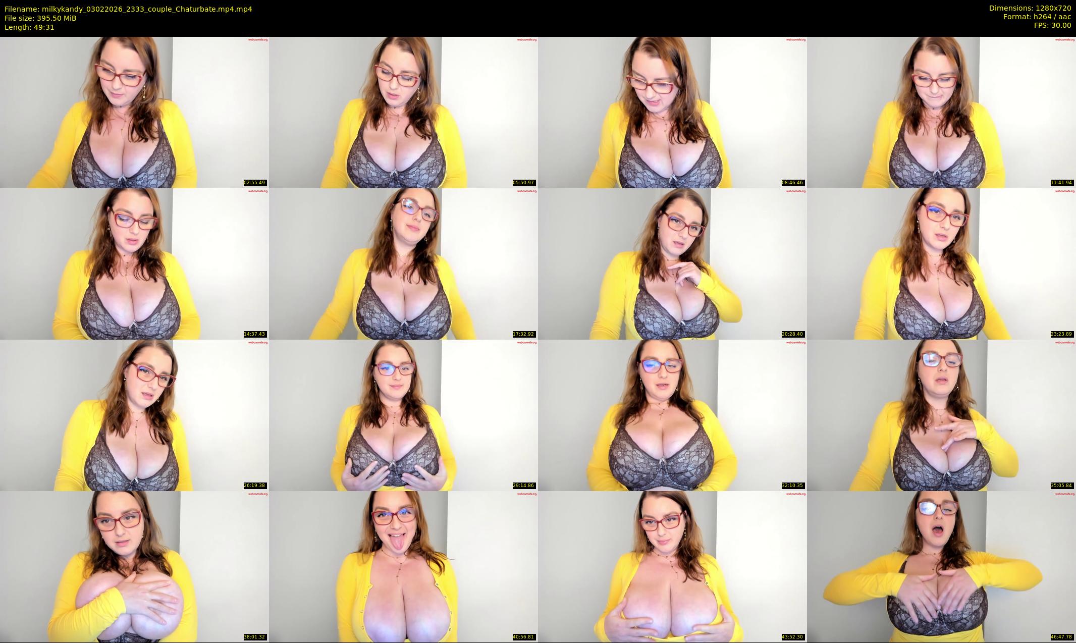 milkykandy — 50 minute Chaturbate female cam show recording, 720p, Feb 3, 2026