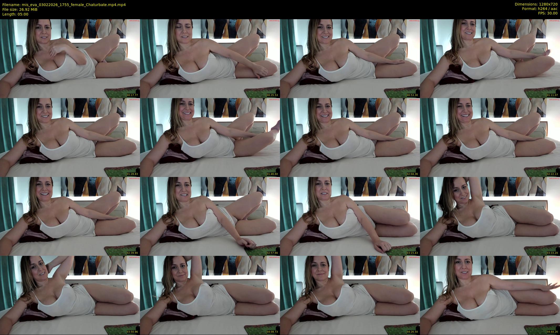 mis_eva — 5 minute Chaturbate female cam show recording, 720p, Feb 3, 2026