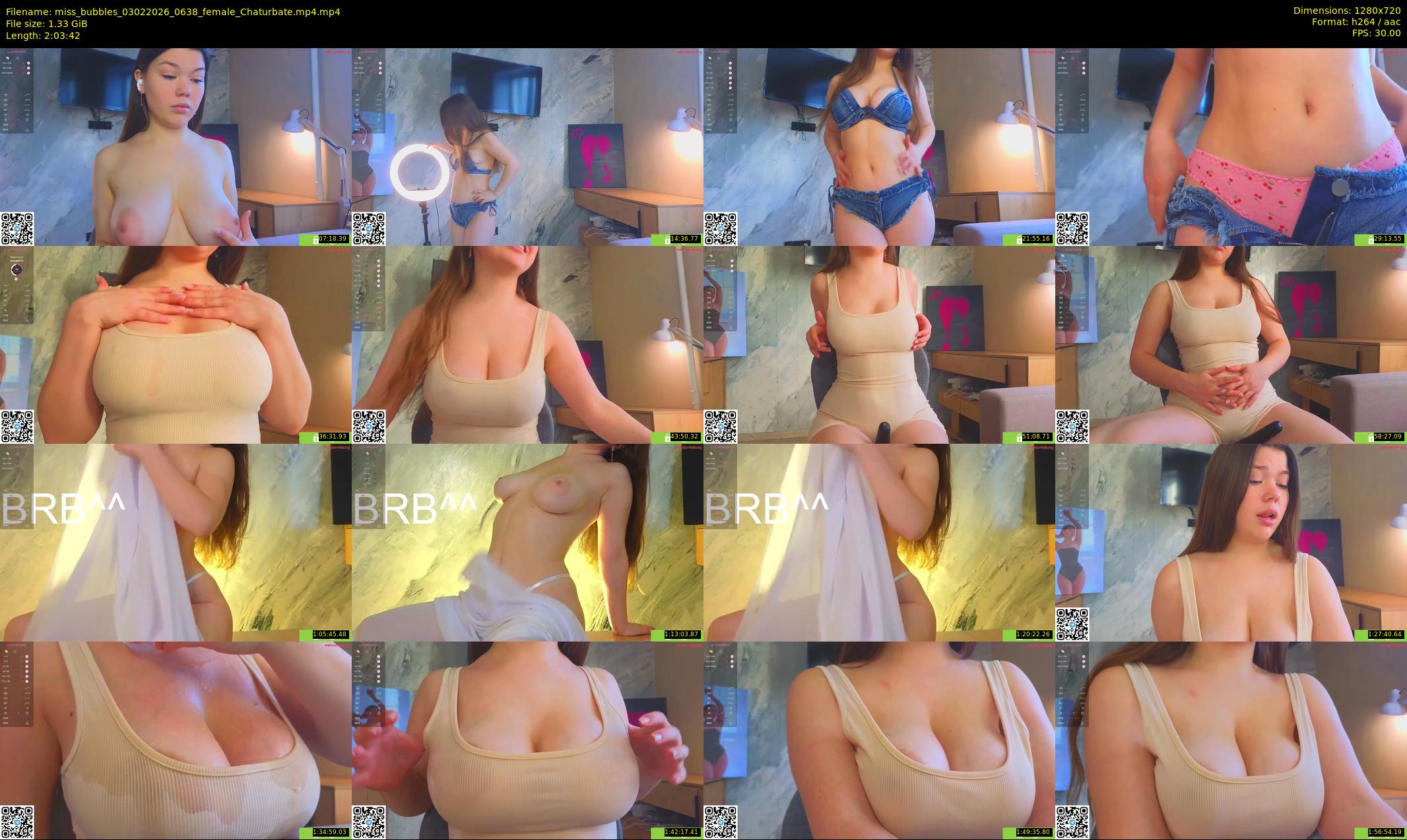 miss_bubbles — 124 minute Chaturbate female cam show recording, 720p, Feb 3, 2026