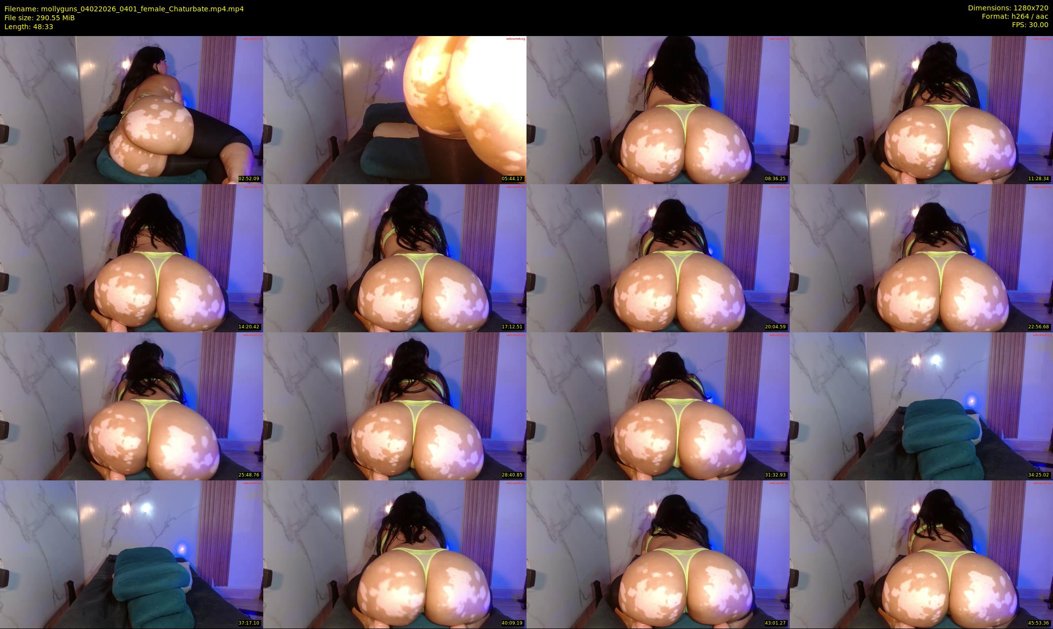 mollyguns — 49 minute Chaturbate female cam show recording, 720p, Feb 4, 2026