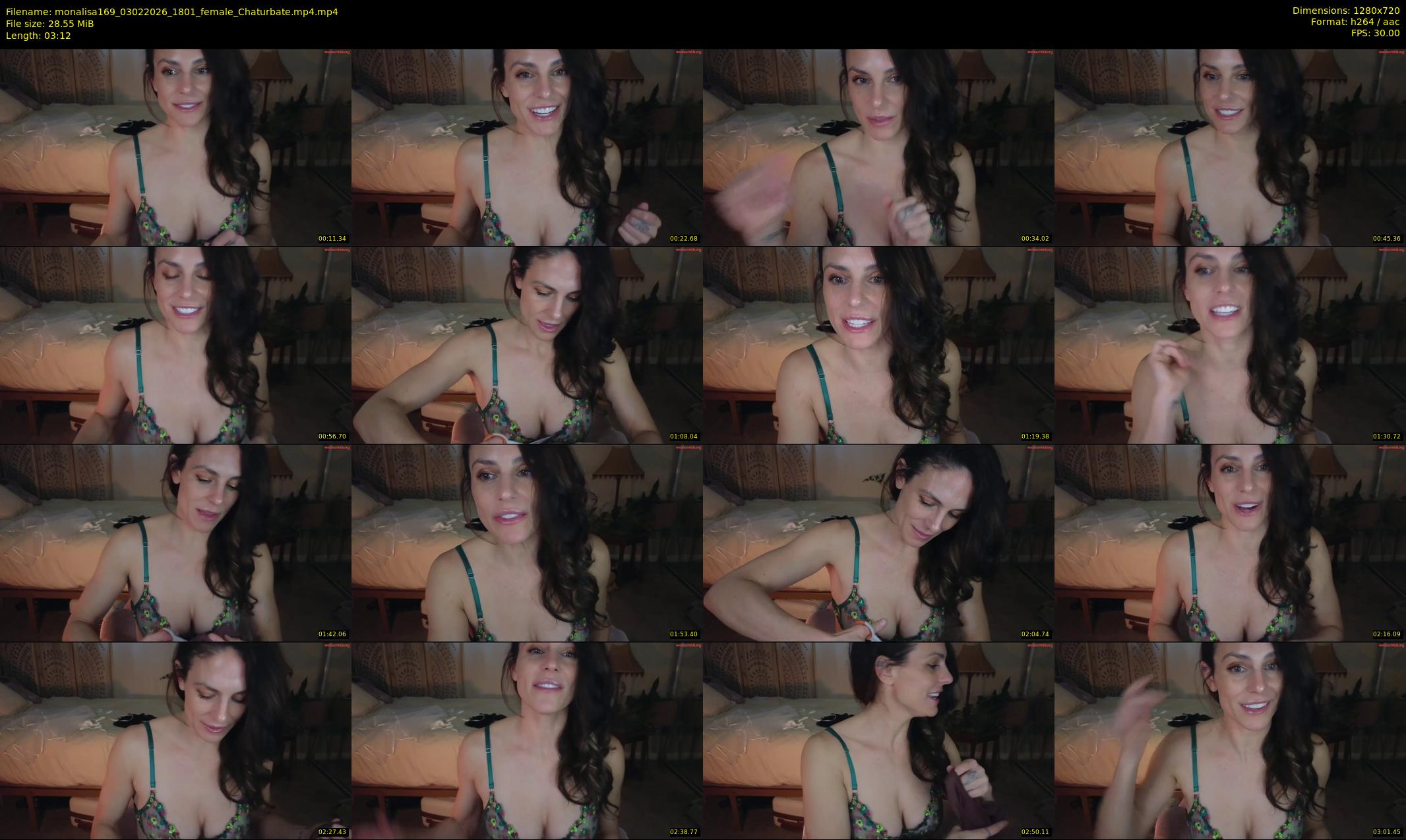 monalisa169 — 4 minute Chaturbate female cam show recording, 720p, Feb 3, 2026