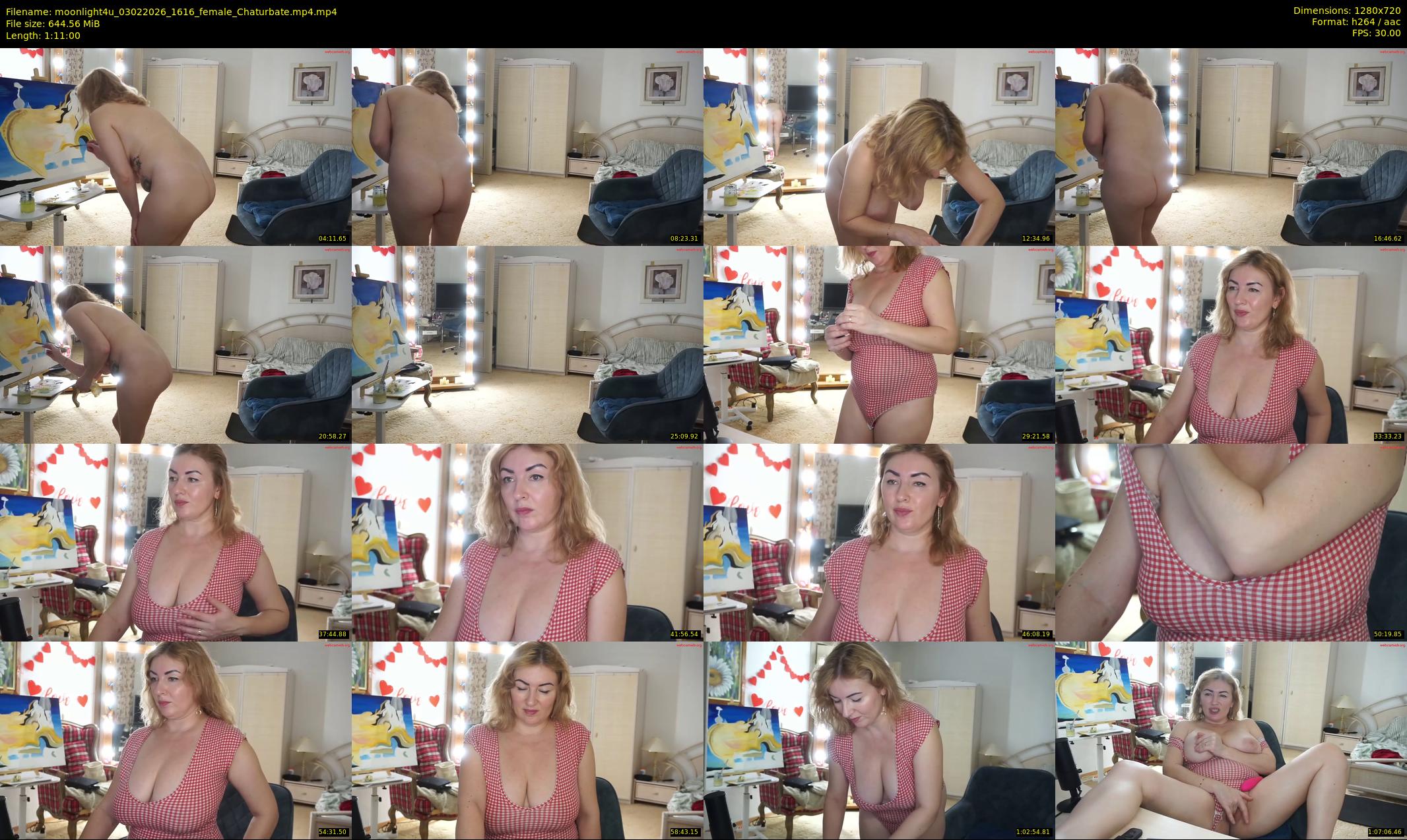 moonlight4u — 71 minute Chaturbate female cam show recording, 720p, Feb 3, 2026