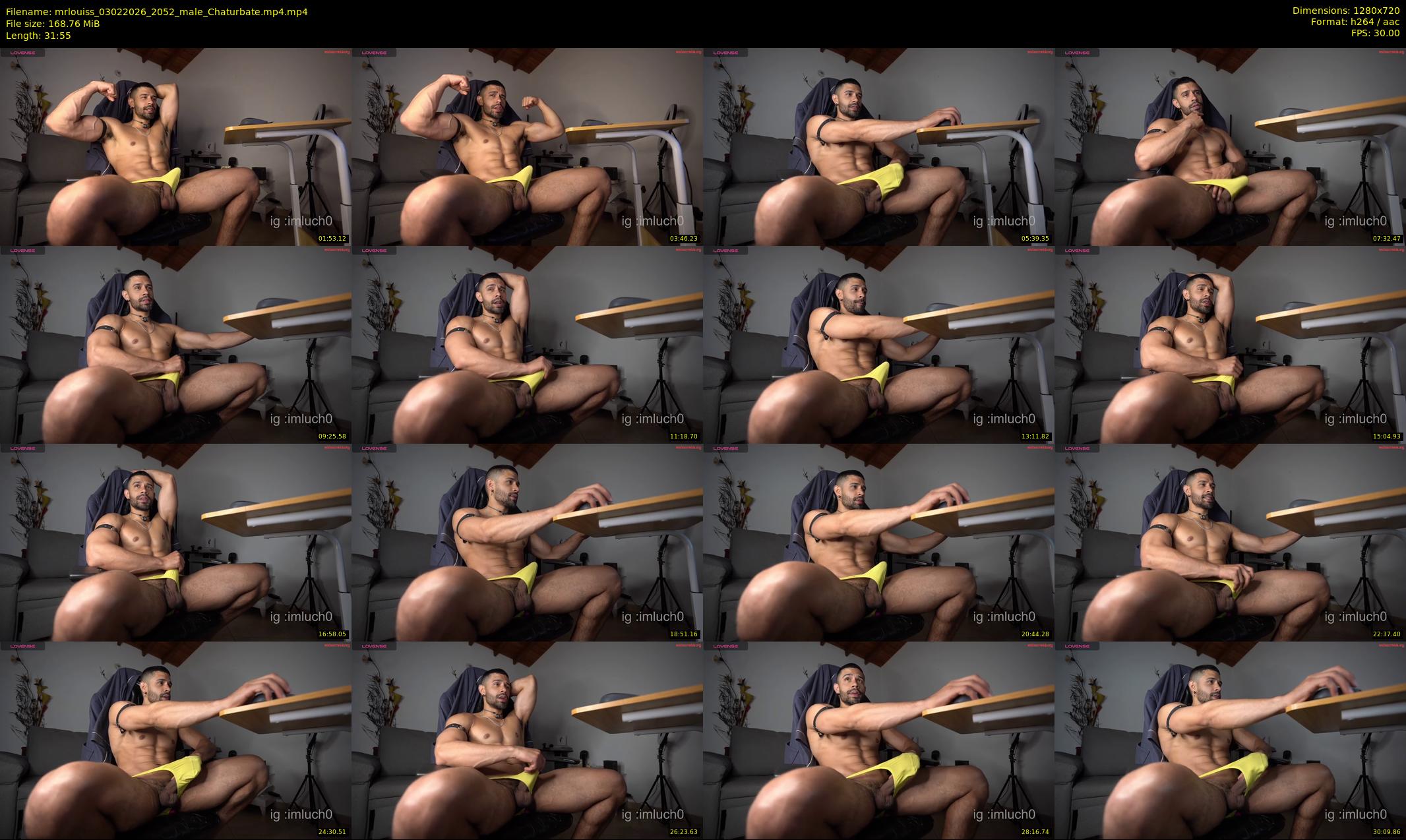 mrlouiss — 32 minute Chaturbate male cam show recording, 720p, Feb 3, 2026