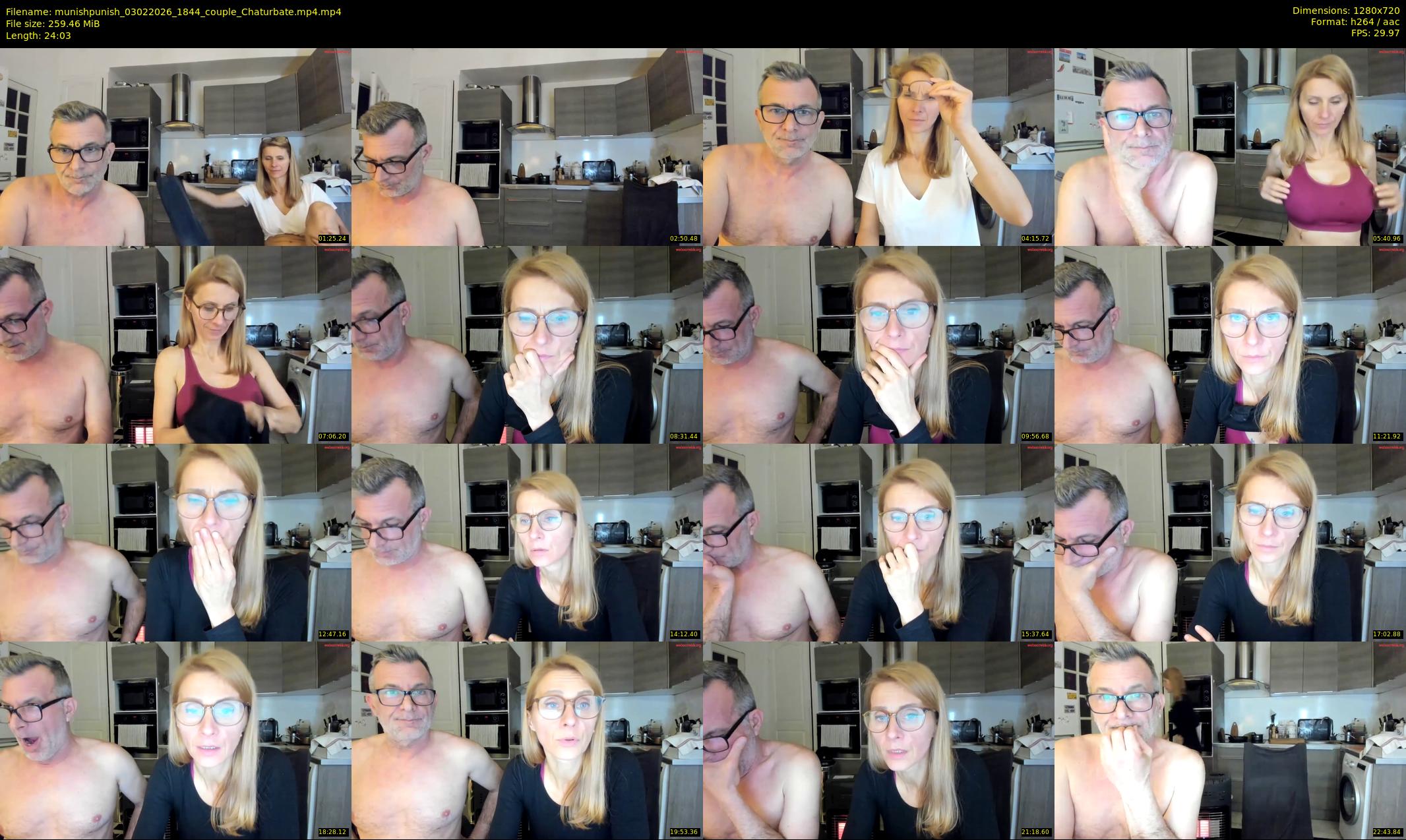 munishpunish — 25 minute Chaturbate couple cam show recording, 720p, Feb 3, 2026