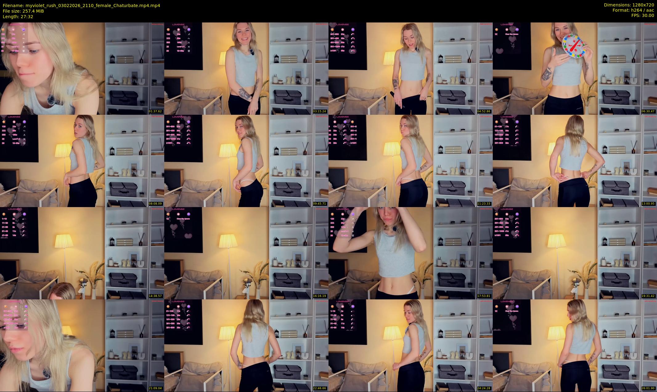 myviolet_rush — 28 minute Chaturbate female cam show recording, 720p, Feb 3, 2026