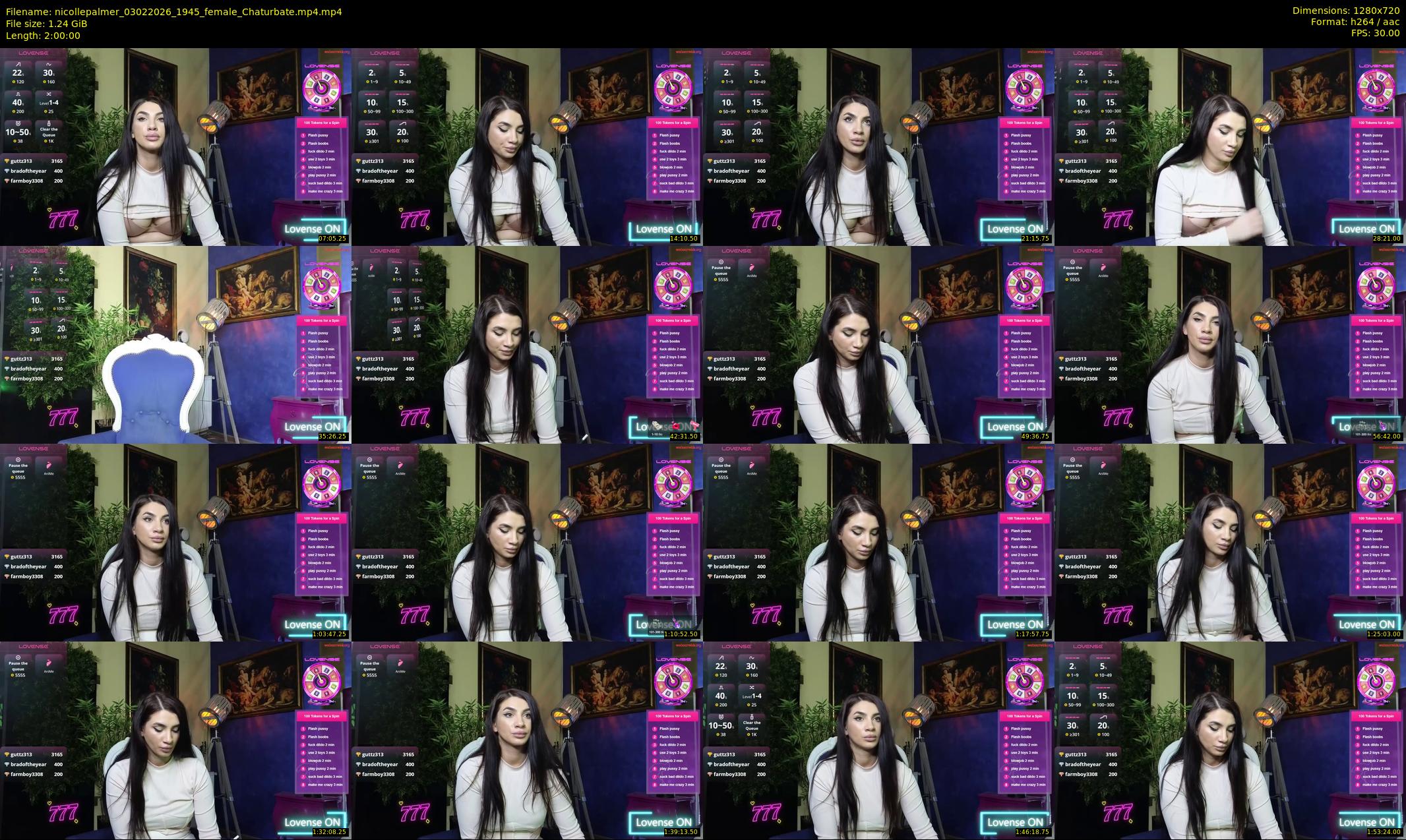 nicollepalmer — 120 minute Chaturbate female cam show recording, 720p, Feb 3, 2026