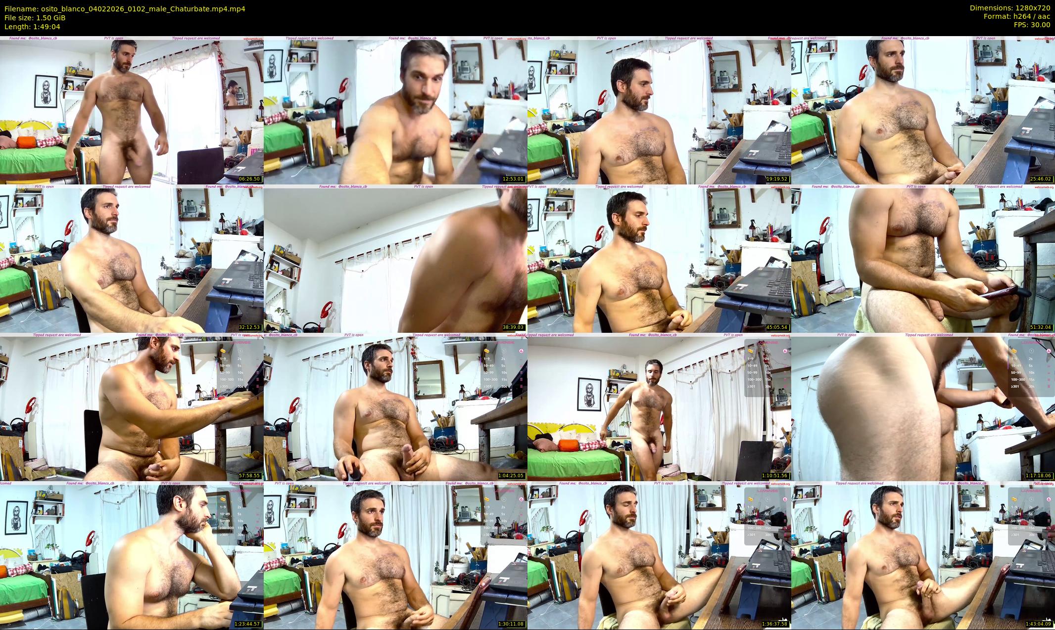osito_blanco — 110 minute Chaturbate male cam show recording, 720p, Feb 4, 2026