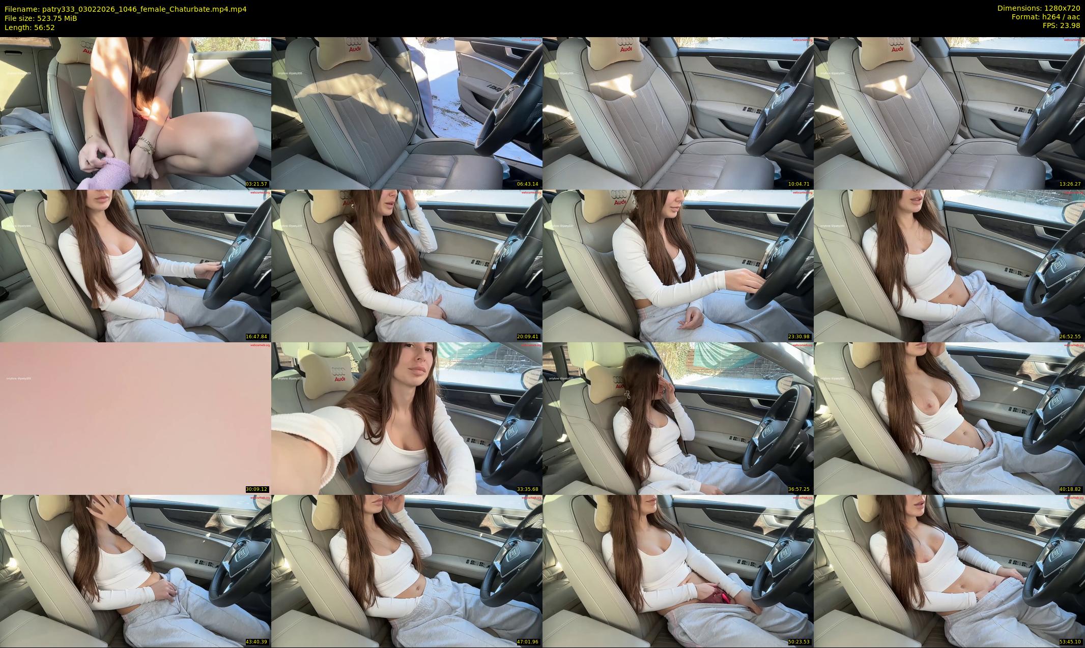 patry333 — 57 minute Chaturbate female cam show recording, 720p, Feb 3, 2026