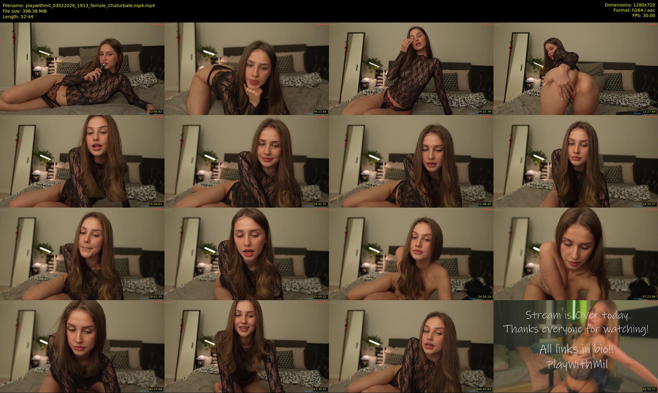 playwithmil — 53 minute Chaturbate couple cam show recording, 720p, Feb 3, 2026