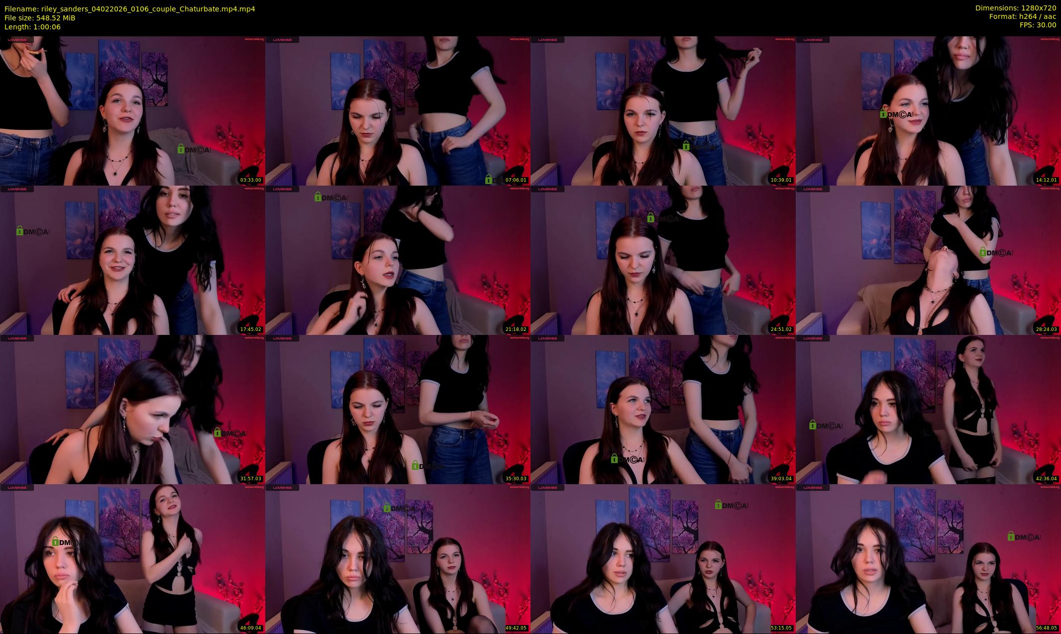 riley_sanders — 61 minute Chaturbate couple cam show recording, 720p, Feb 4, 2026