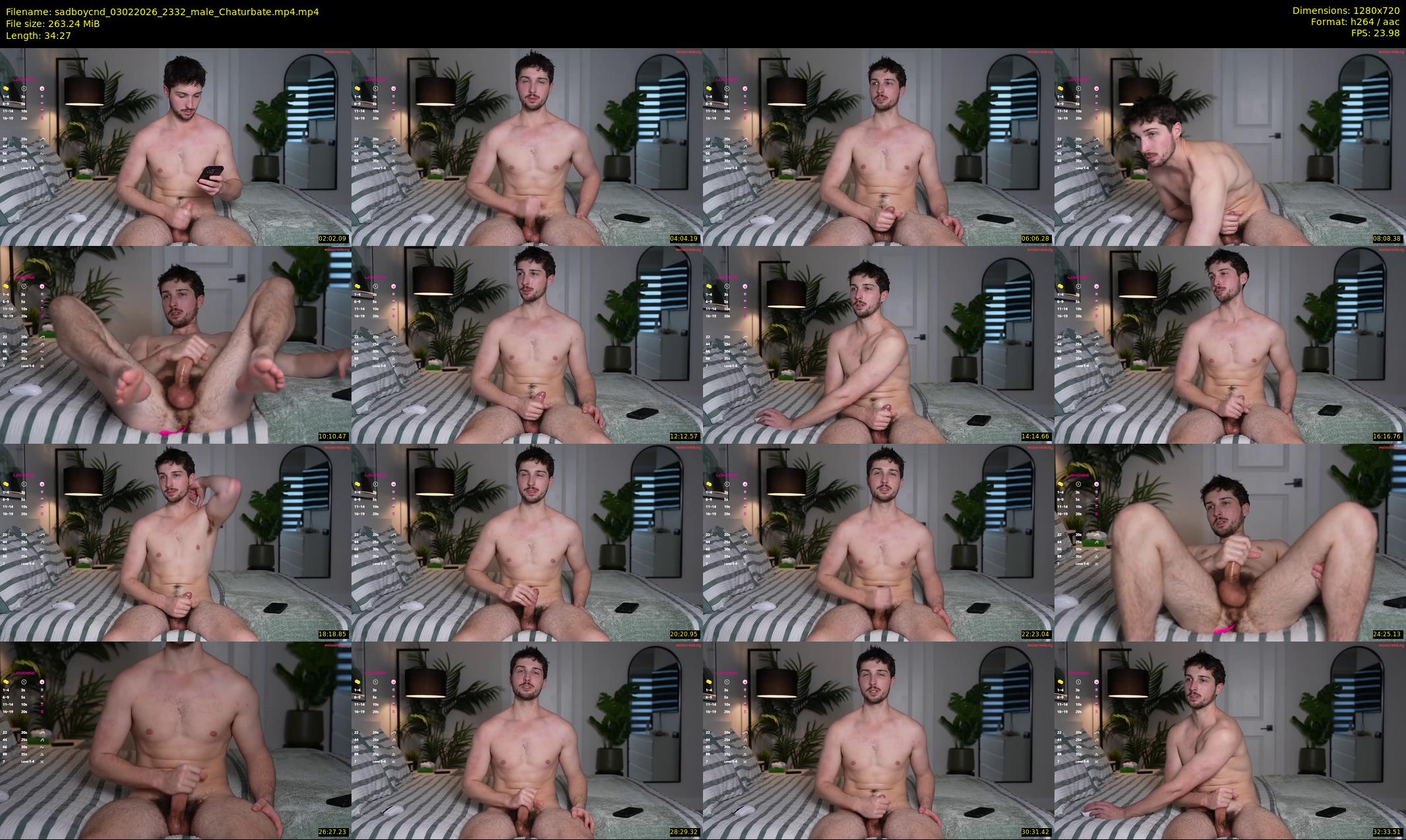 sadboycnd — 35 minute Chaturbate male cam show recording, 720p, Feb 3, 2026