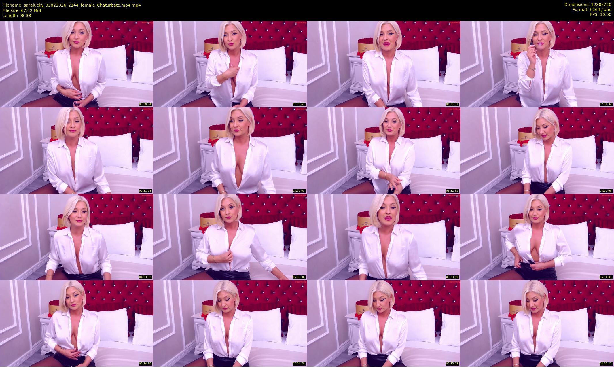 saralucky — 9 minute Chaturbate female cam show recording, 720p, Feb 3, 2026