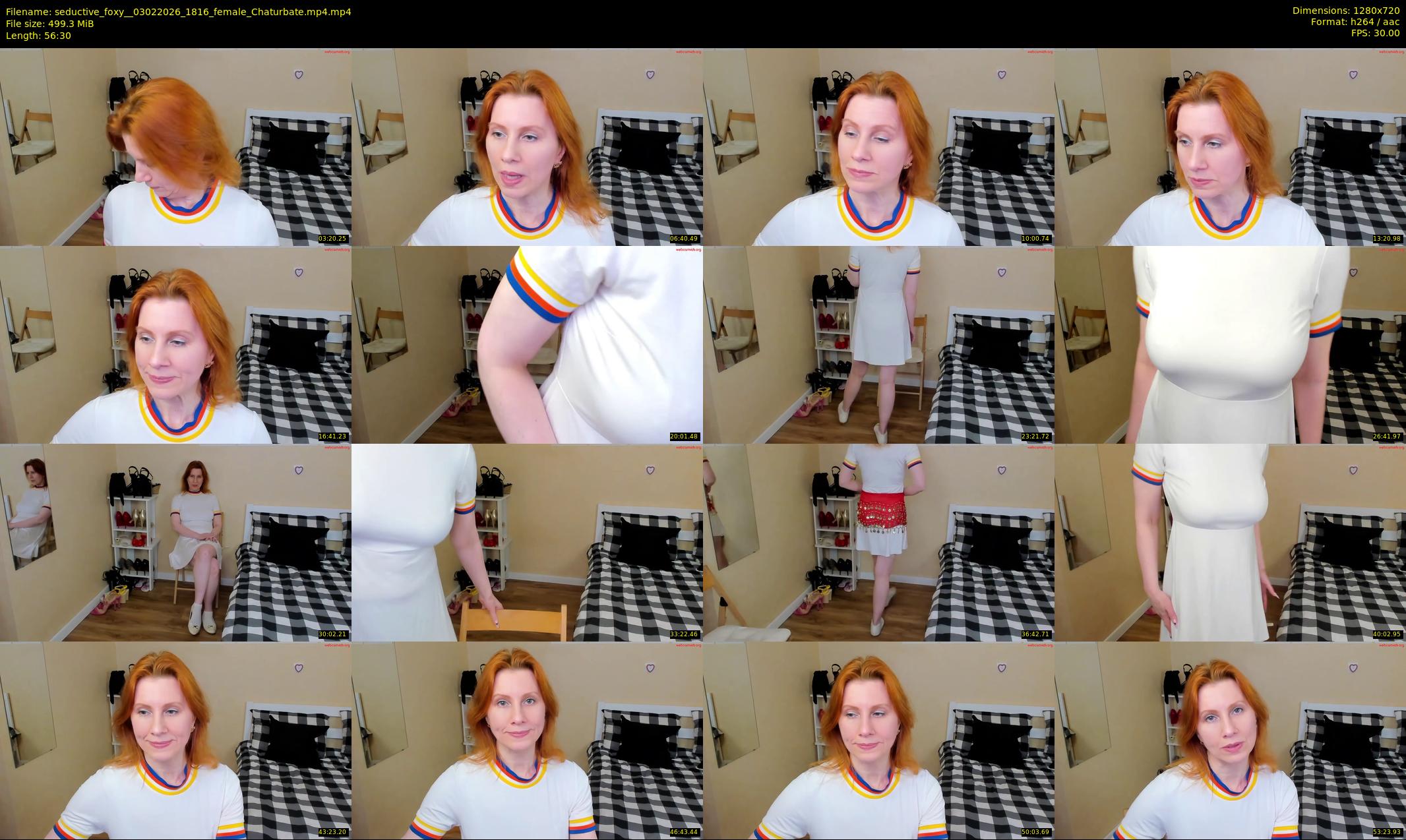seductive_foxy_ — 57 minute Chaturbate female cam show recording, 720p, Feb 3, 2026