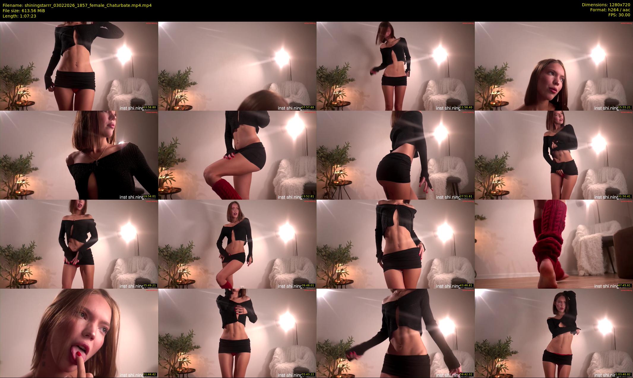 shiningstarrr — 68 minute Chaturbate female cam show recording, 720p, Feb 3, 2026