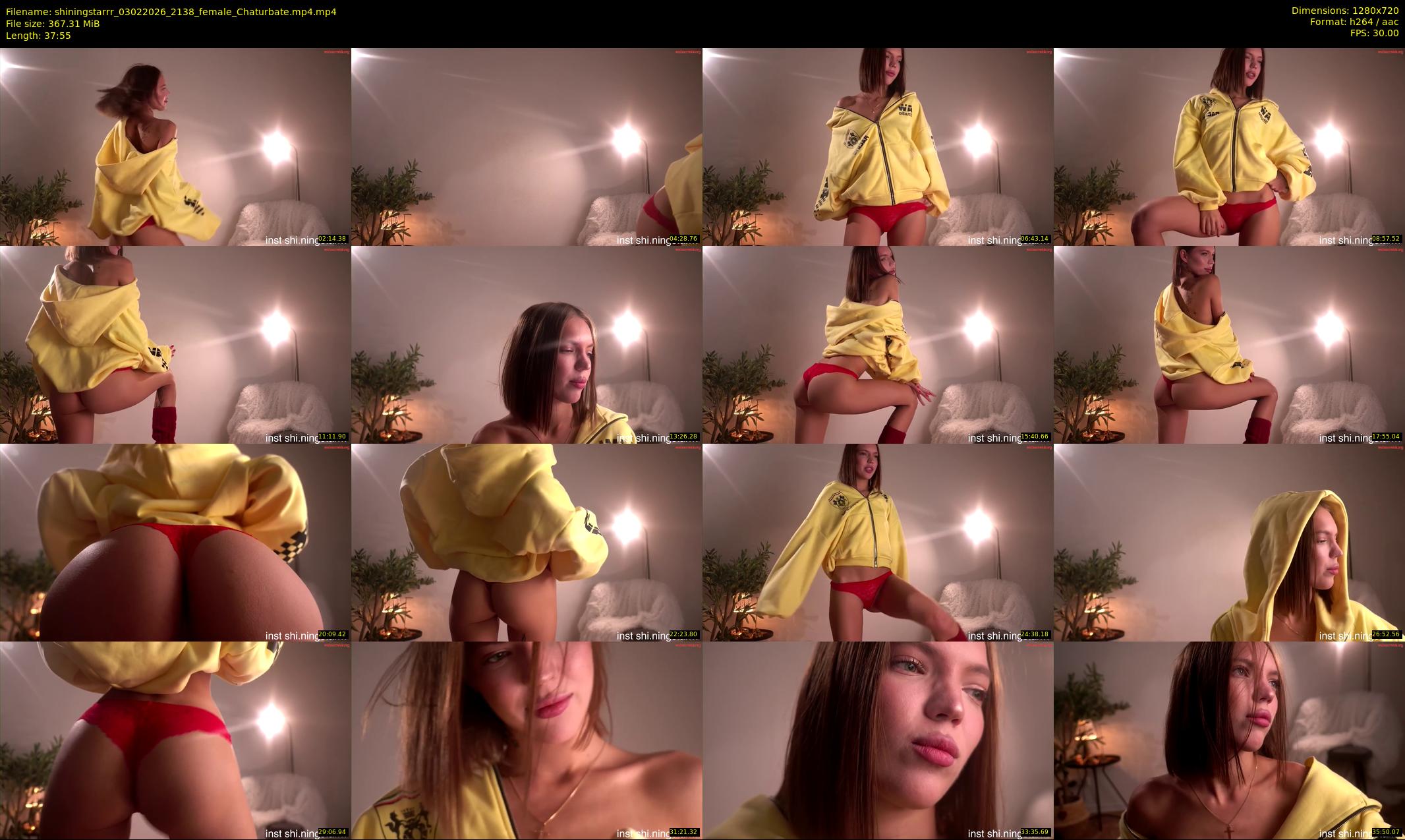 shiningstarrr — 38 minute Chaturbate female cam show recording, 720p, Feb 3, 2026