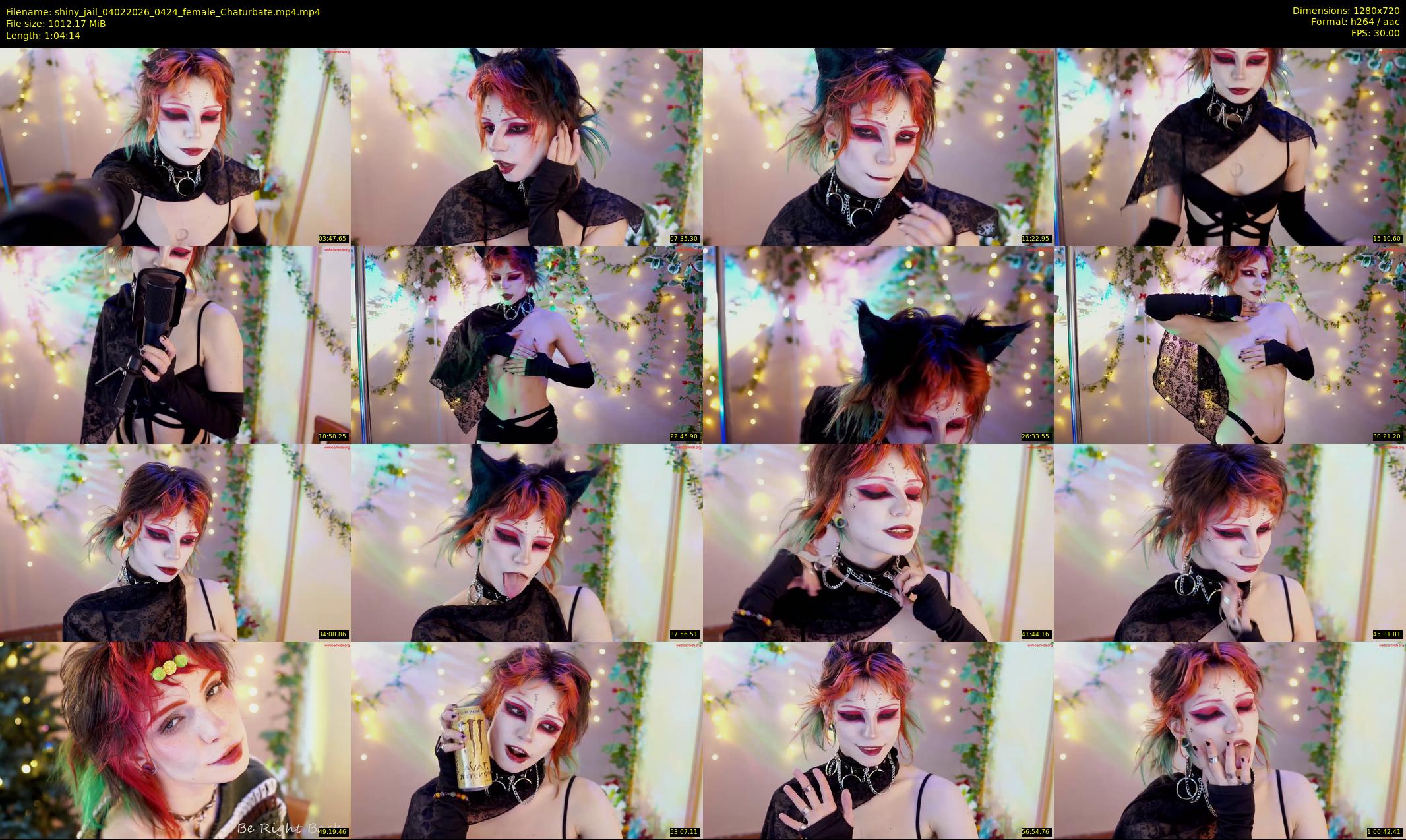 shiny_jail — 65 minute Chaturbate female cam show recording, 720p, Feb 4, 2026