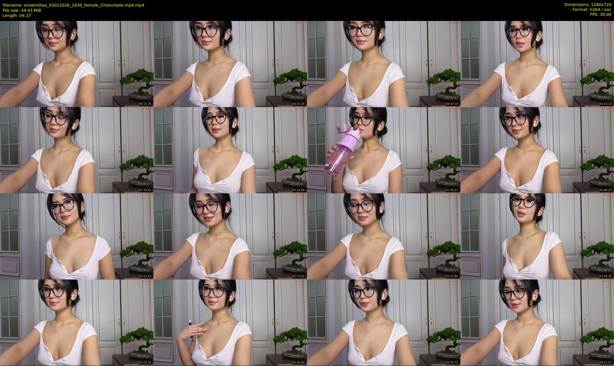 sinsemillaa — 5 minute Chaturbate female cam show recording, 720p, Feb 3, 2026