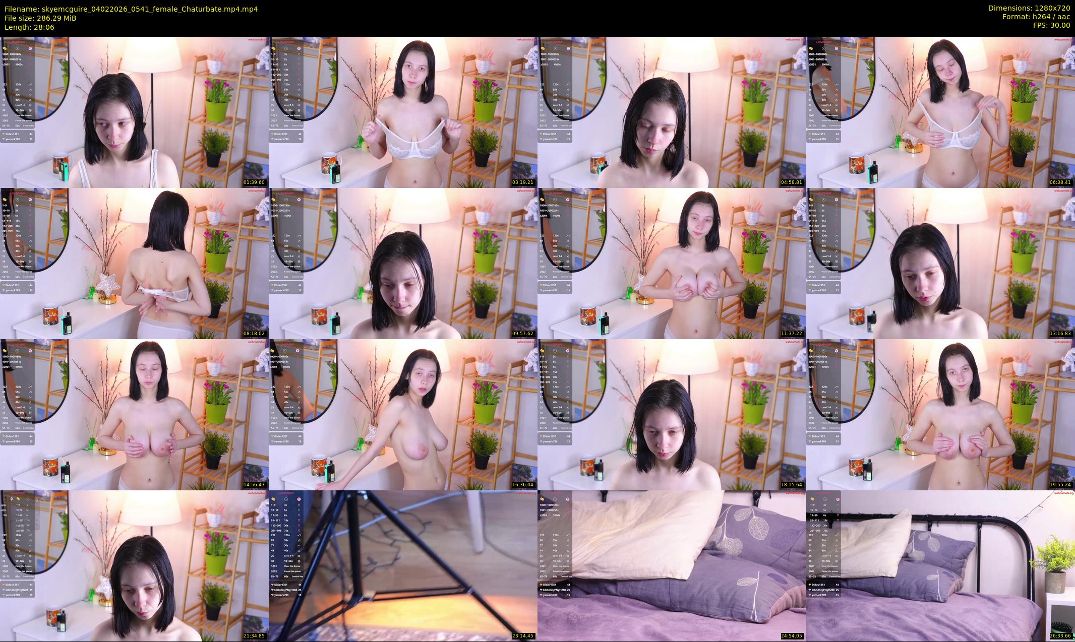 skyemcguire — 29 minute Chaturbate female cam show recording, 720p, Feb 4, 2026