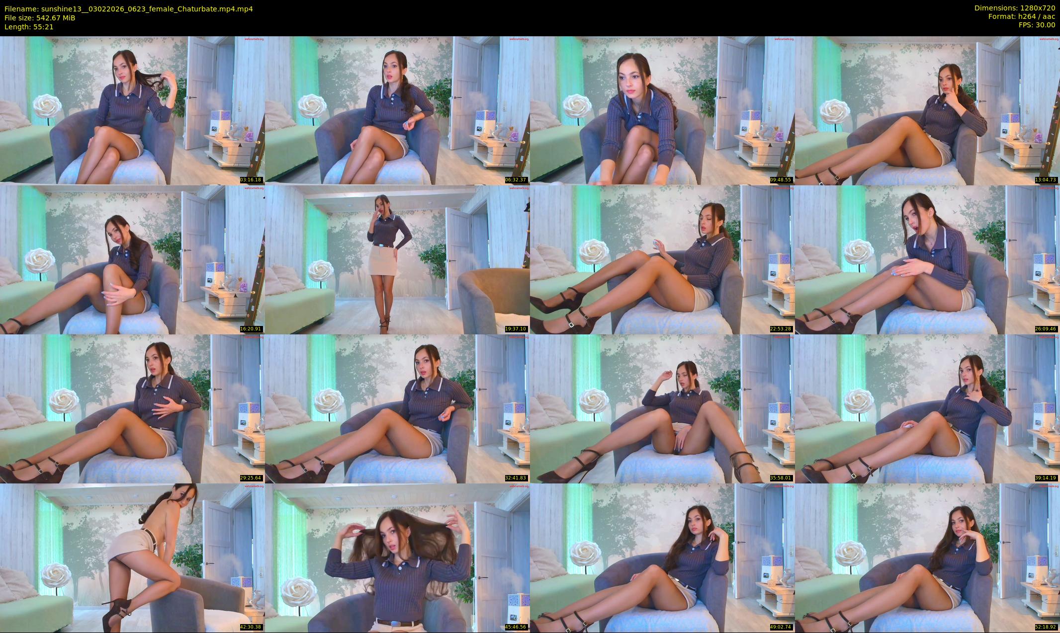 sunshine13_ — 56 minute Chaturbate female cam show recording, 720p, Feb 3, 2026
