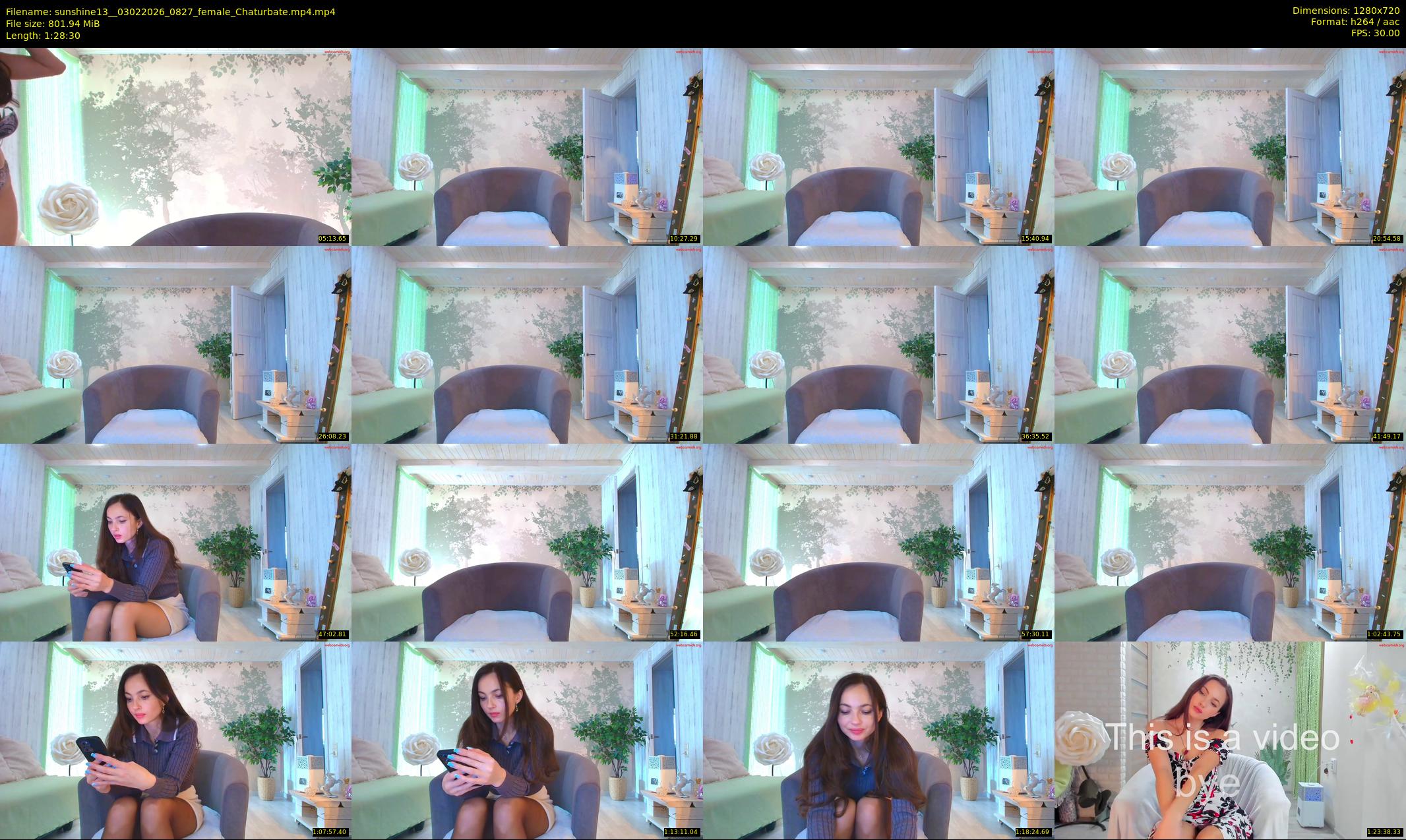 sunshine13_ — 89 minute Chaturbate female cam show recording, 720p, Feb 3, 2026