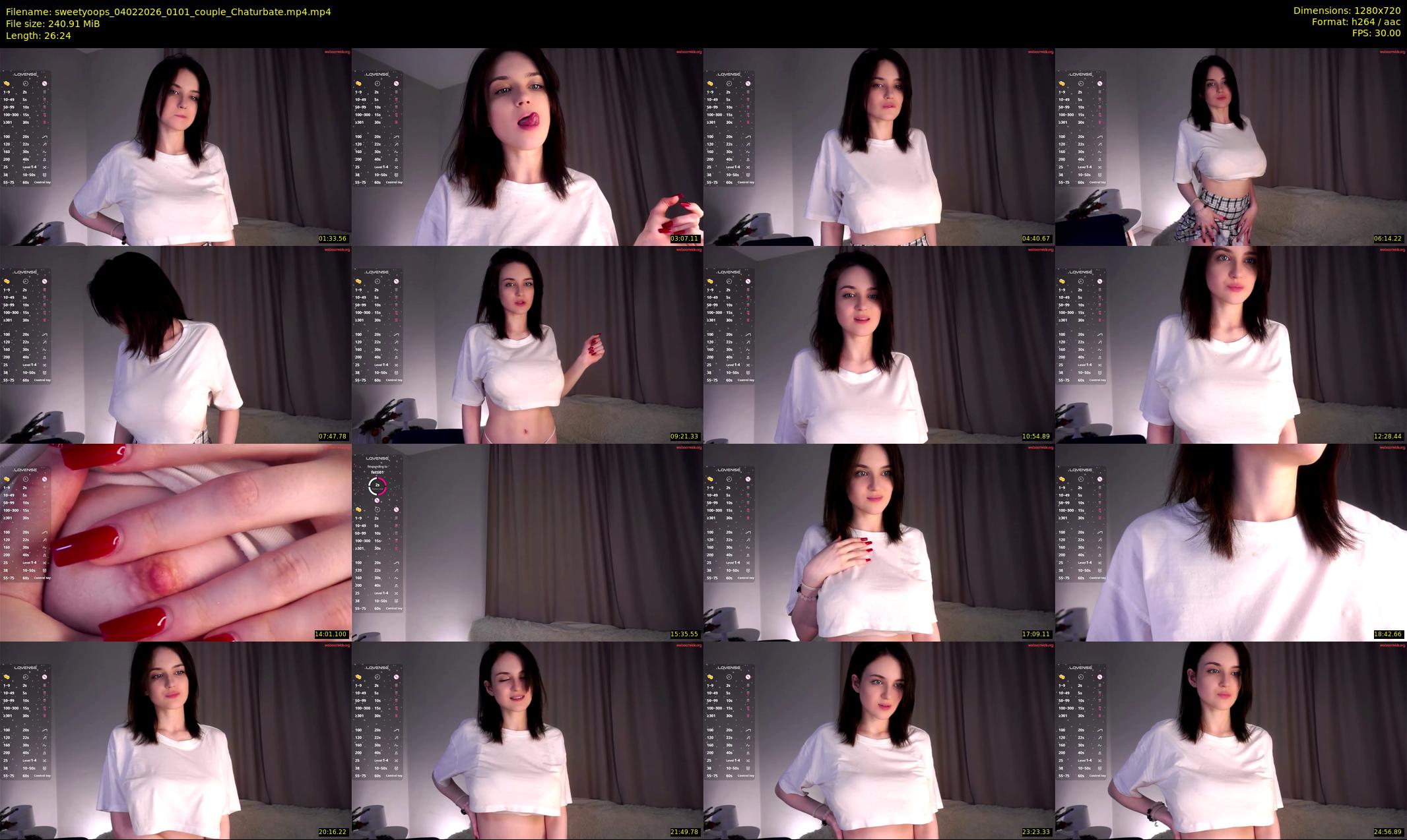 sweetyoops — 27 minute Chaturbate female cam show recording, 720p, Feb 4, 2026