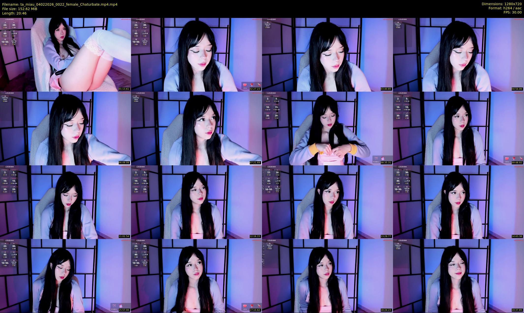 ta_miau — 21 minute Chaturbate female cam show recording, 720p, Feb 4, 2026