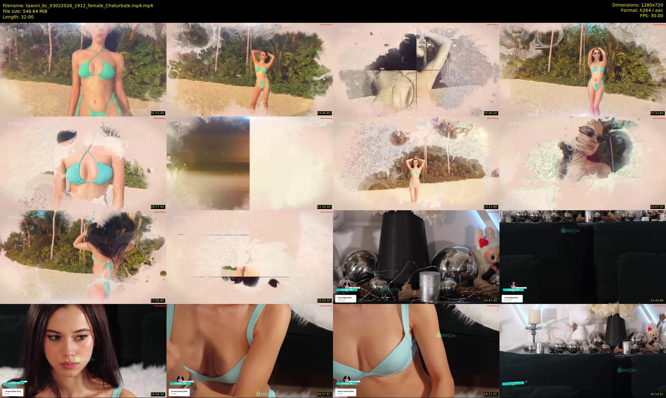 taanni_bc — 32 minute Chaturbate female cam show recording, 720p, Feb 3, 2026