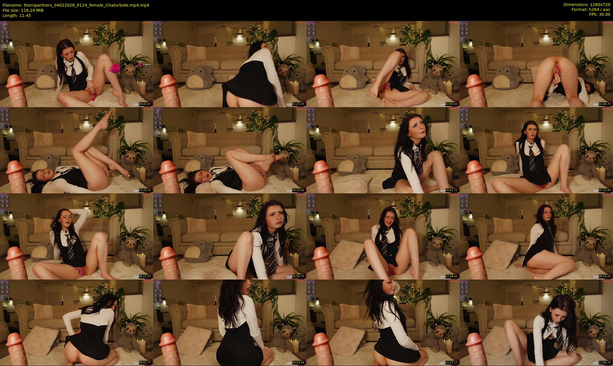 thornpartners — 12 minute Chaturbate female cam show recording, 720p, Feb 4, 2026