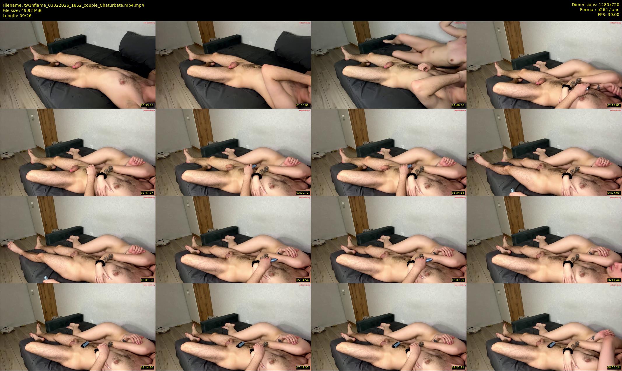 tw1nflame — 10 minute Chaturbate couple cam show recording, 720p, Feb 3, 2026