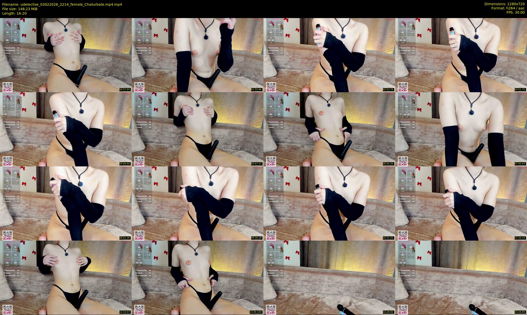 udeleclive — 17 minute Chaturbate female cam show recording, 720p, Feb 3, 2026
