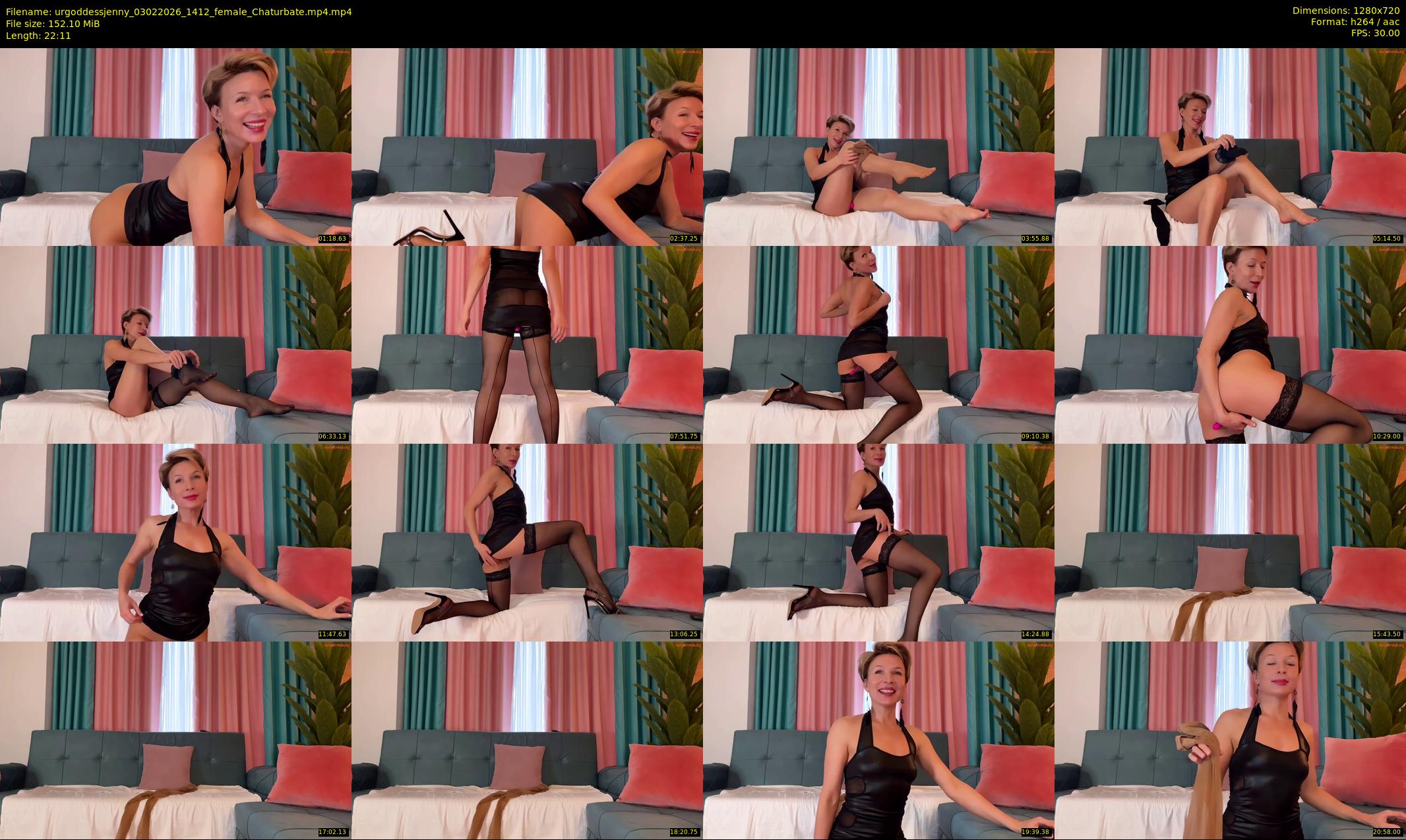 urgoddessjenny — 23 minute Chaturbate female cam show recording, 720p, Feb 3, 2026