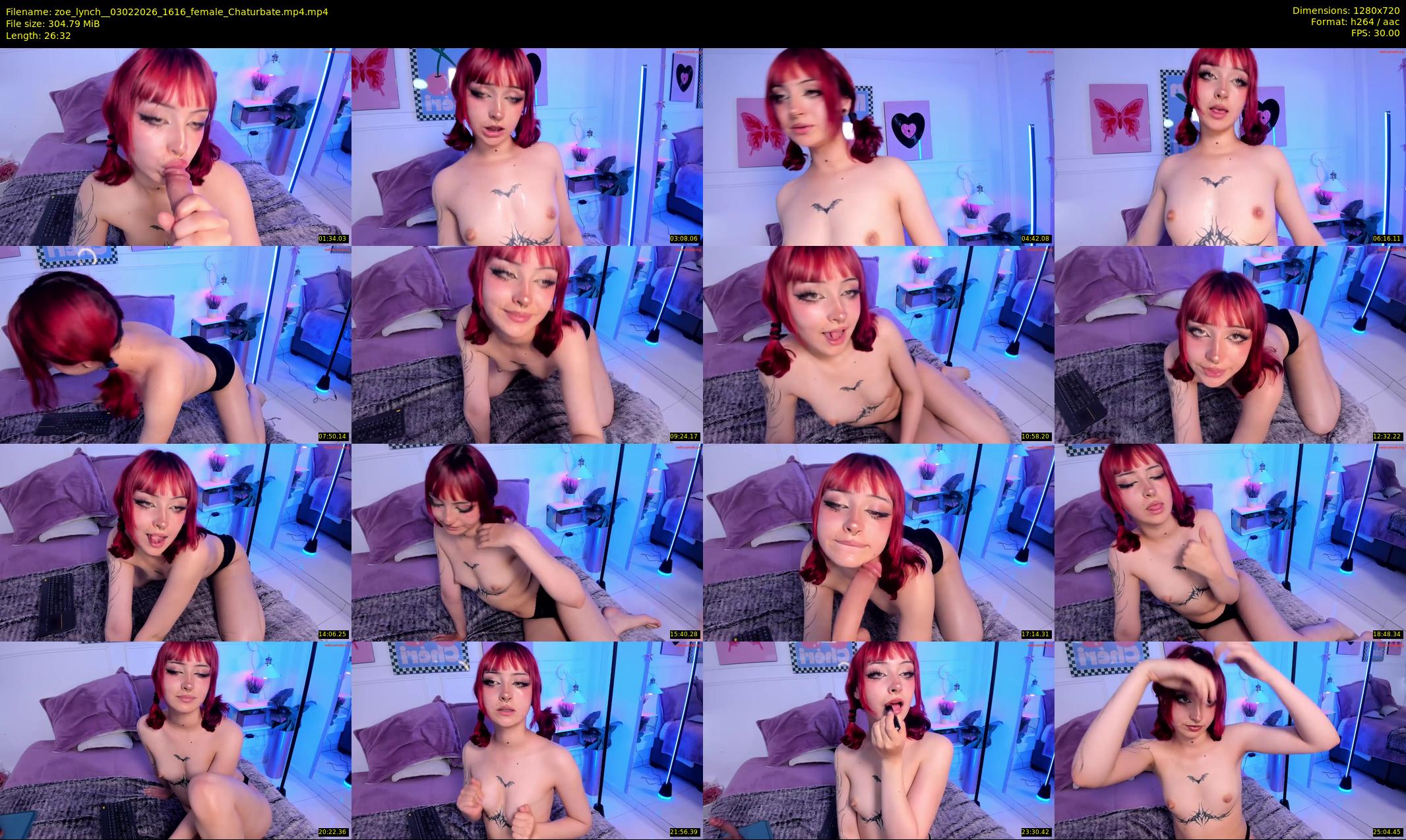 zoe_lynch_ — 27 minute Chaturbate female cam show recording, 720p, Feb 3, 2026