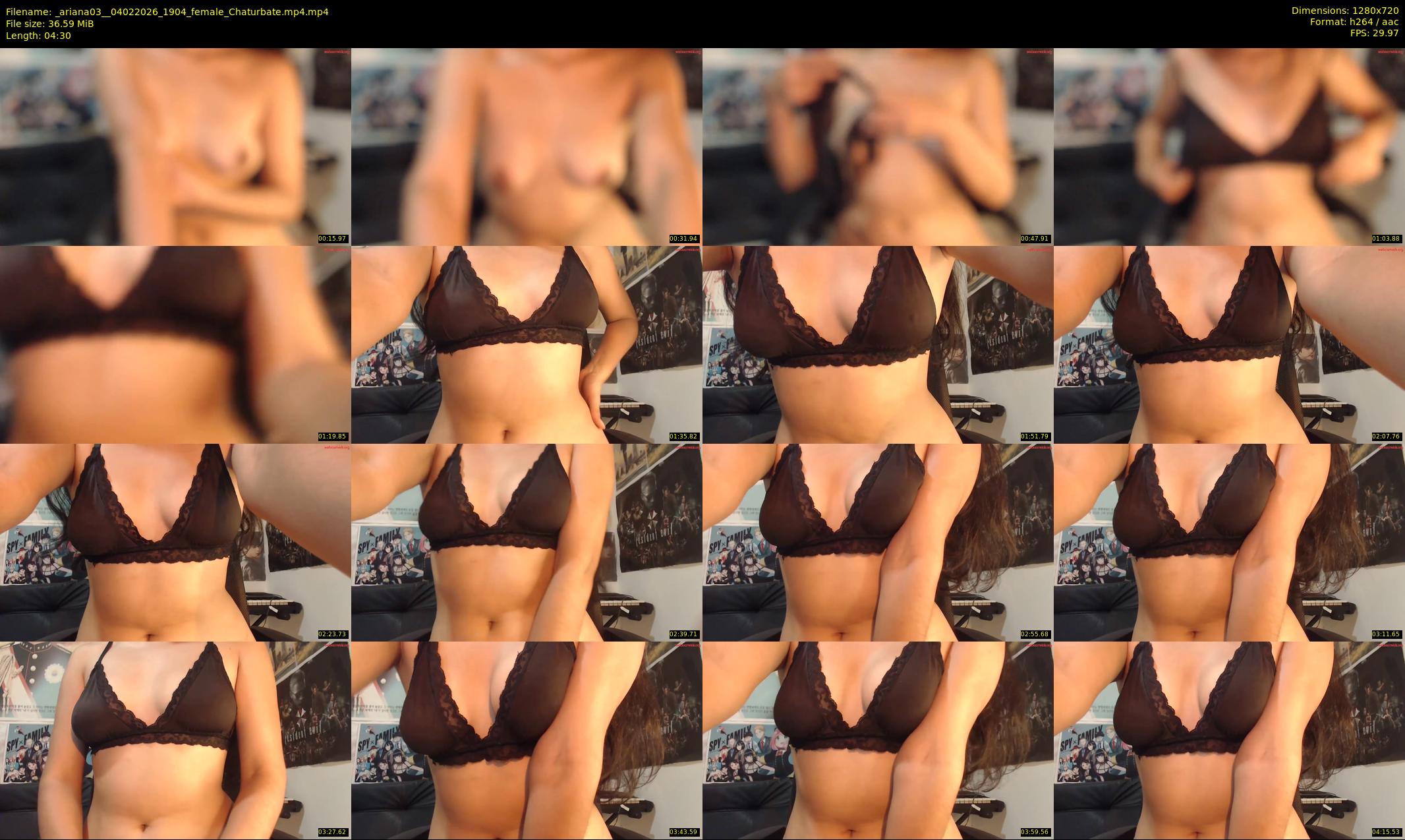 _ariana03_ — 5 minute Chaturbate female cam show recording, 720p, Feb 4, 2026